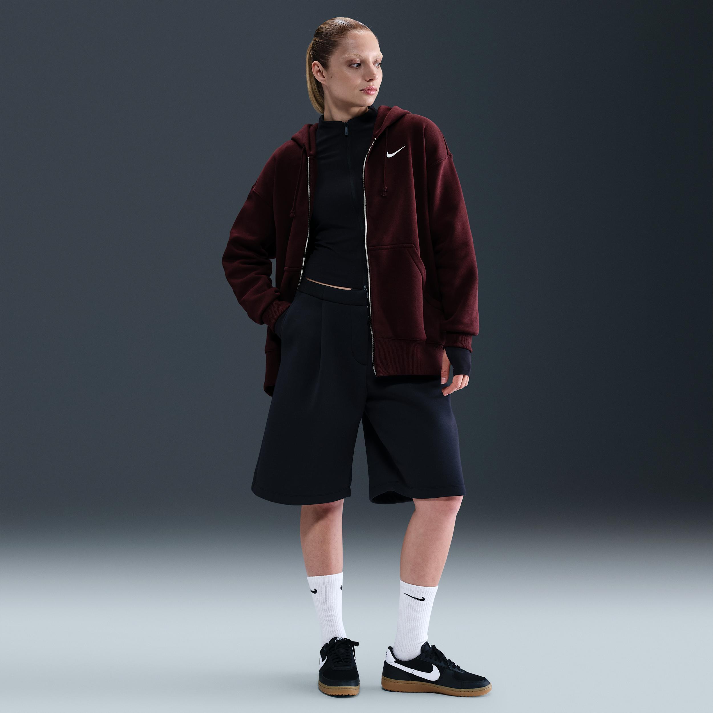 Women's Nike Sportswear Phoenix Fleece Oversized Full-Zip Hoodie Product Image