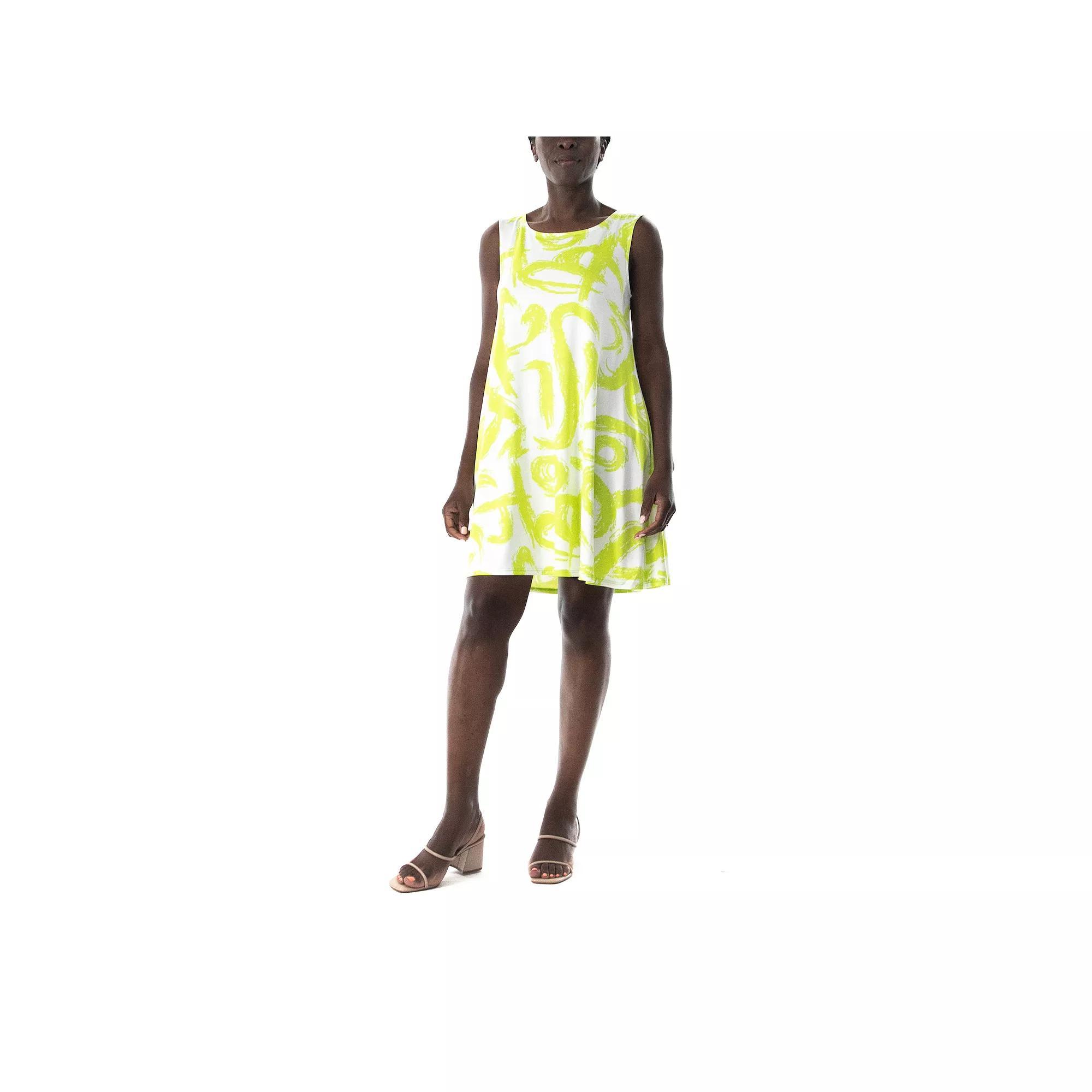 Womens Nina Leonard Floral Swing Dress Product Image