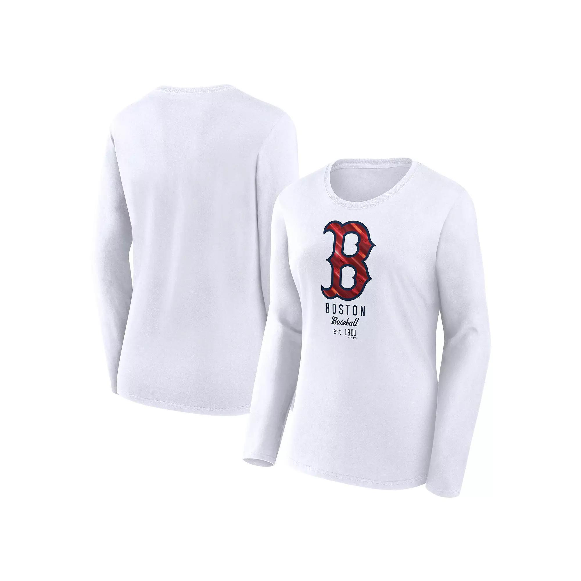 Womens Fanatics Branded Boston Red Sox Long Sleeve T-Shirt Product Image