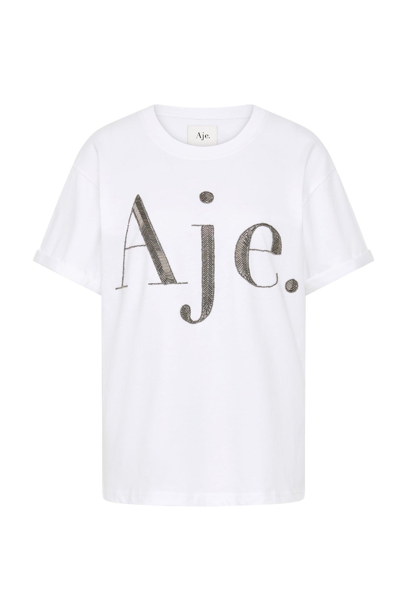 Glint Embellished Logo Tee Product Image
