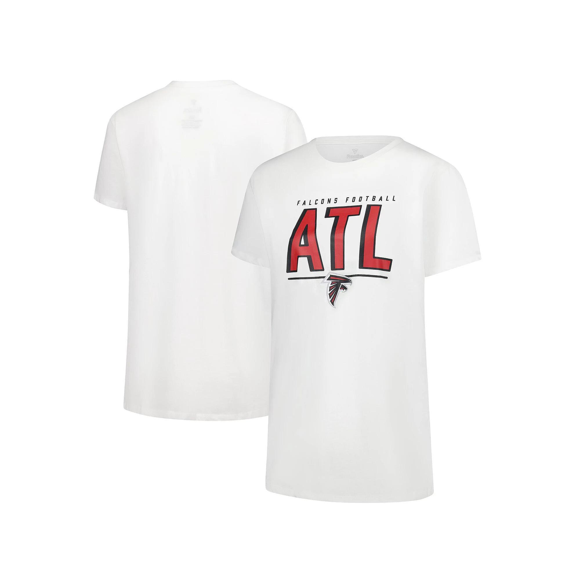 Women's Fanatics White Atlanta Falcons Cheerleader T-Shirt, Size: Medium Product Image