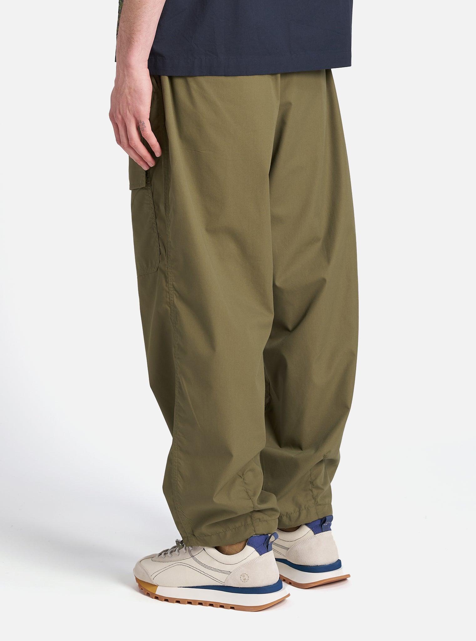 Olive Recycled Polytech Loose Pilot Trouser Product Image