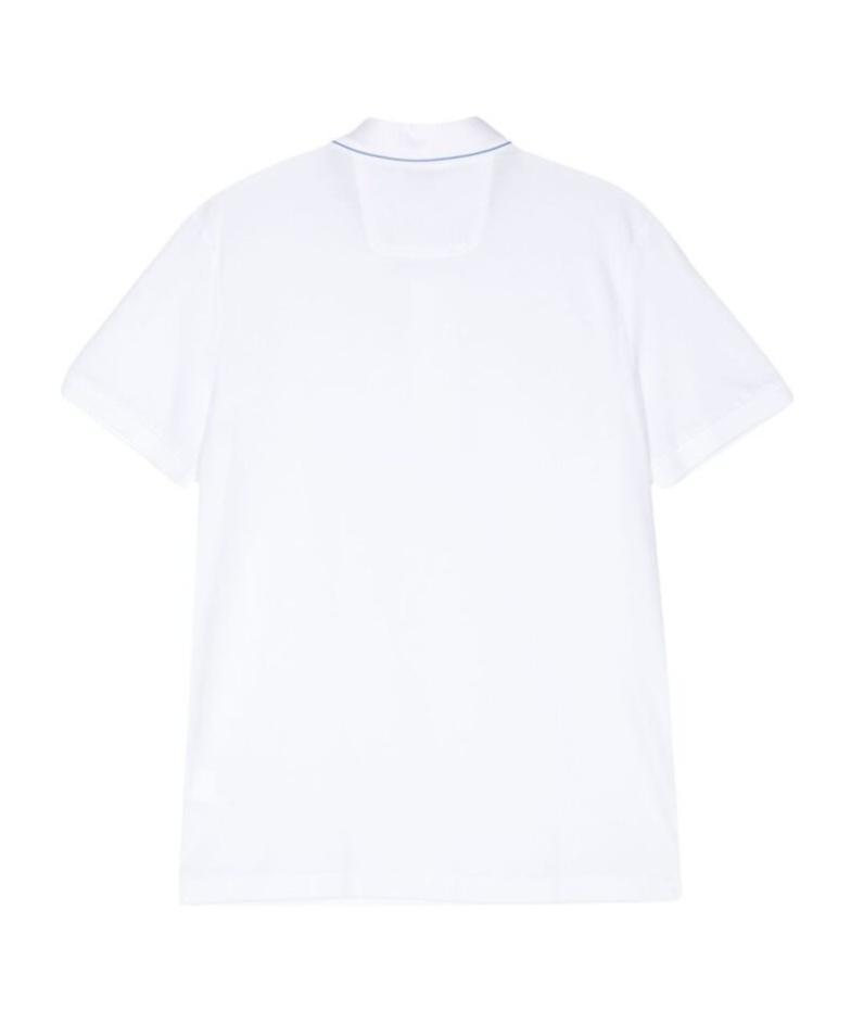 HUGO BOSS Lapel Polo Shirt In White Product Image