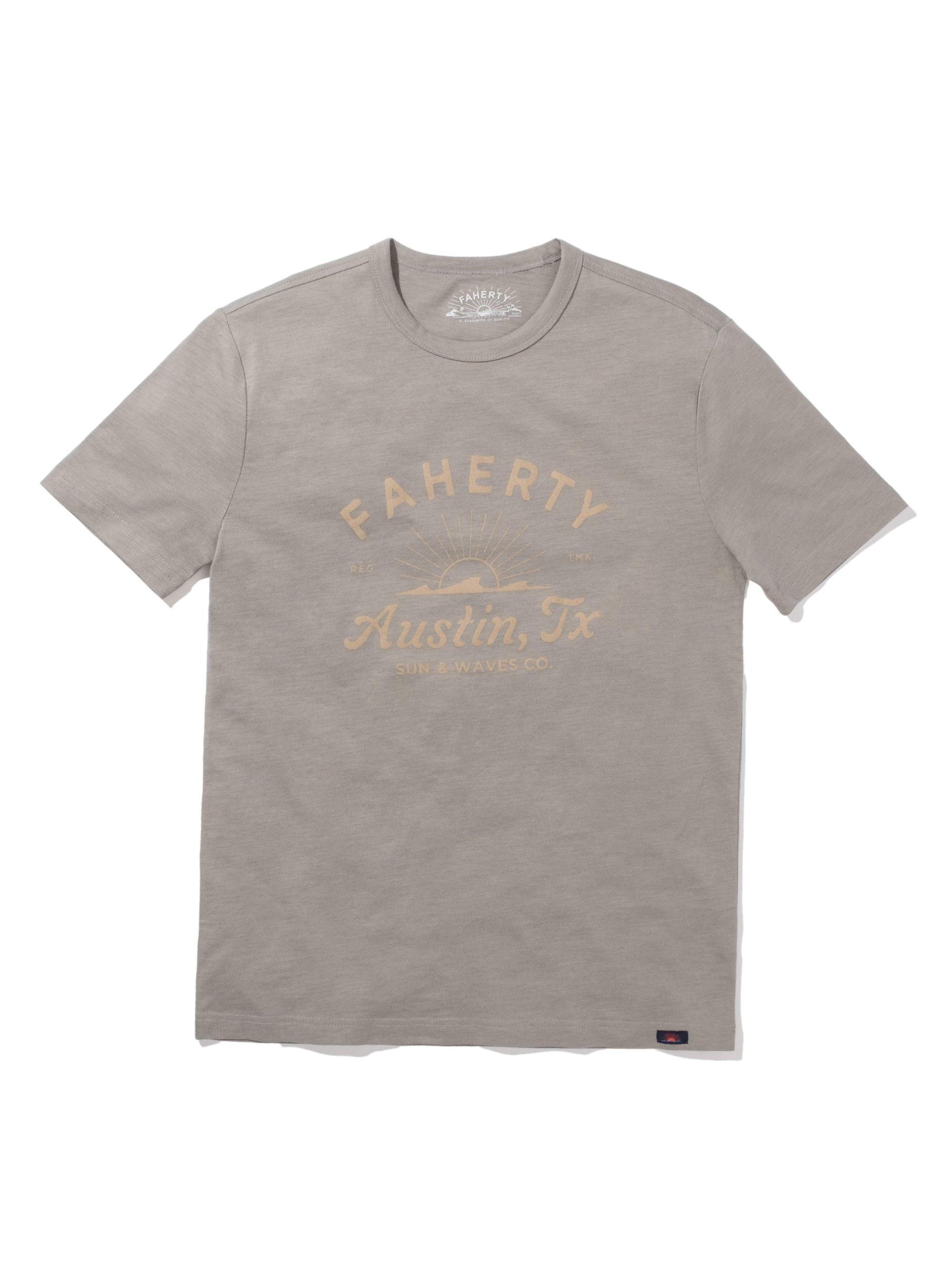 Austin Short-Sleeve Crew T-Shirt - Coastal Sage Male Product Image