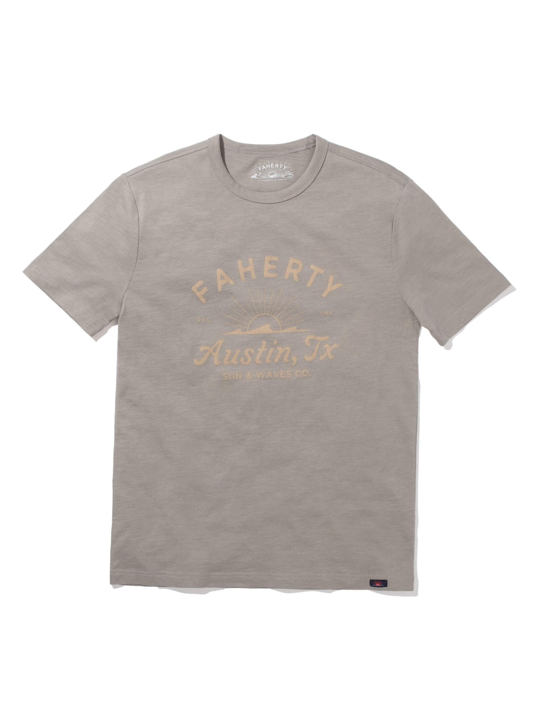 Austin Short-Sleeve Crew T-Shirt - Coastal Sage Male Product Image