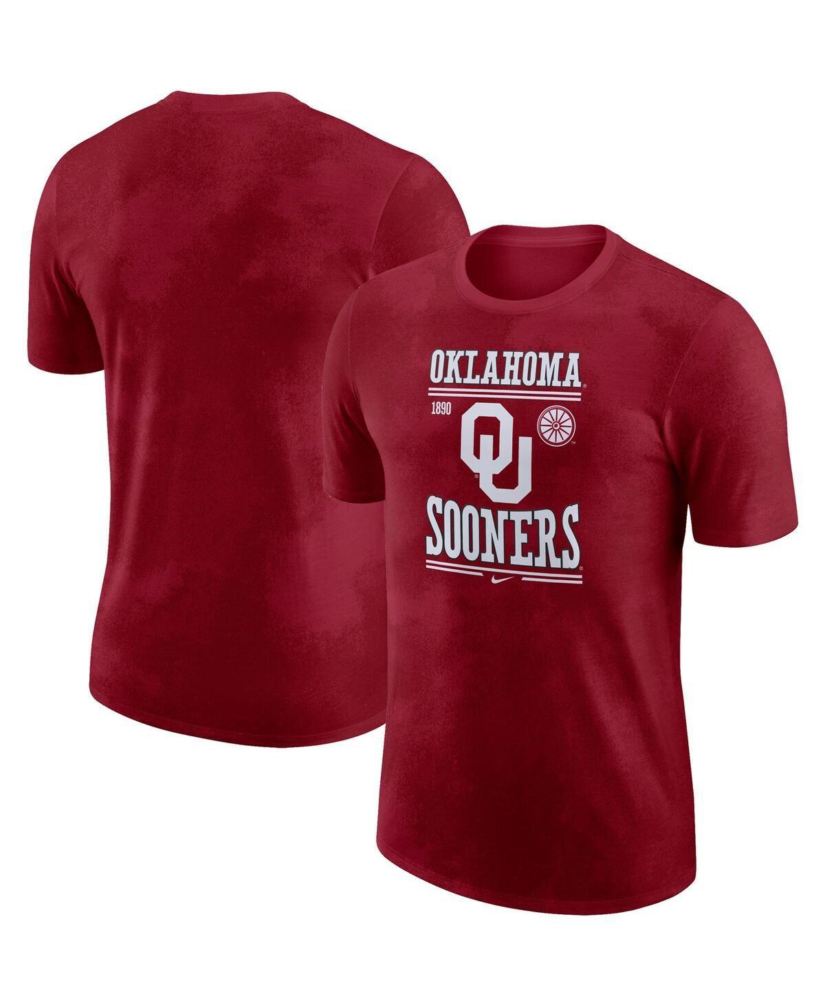 Men's Nike Crimson Oklahoma Sooners Team Stack T-Shirt, Size: Large, Red Product Image