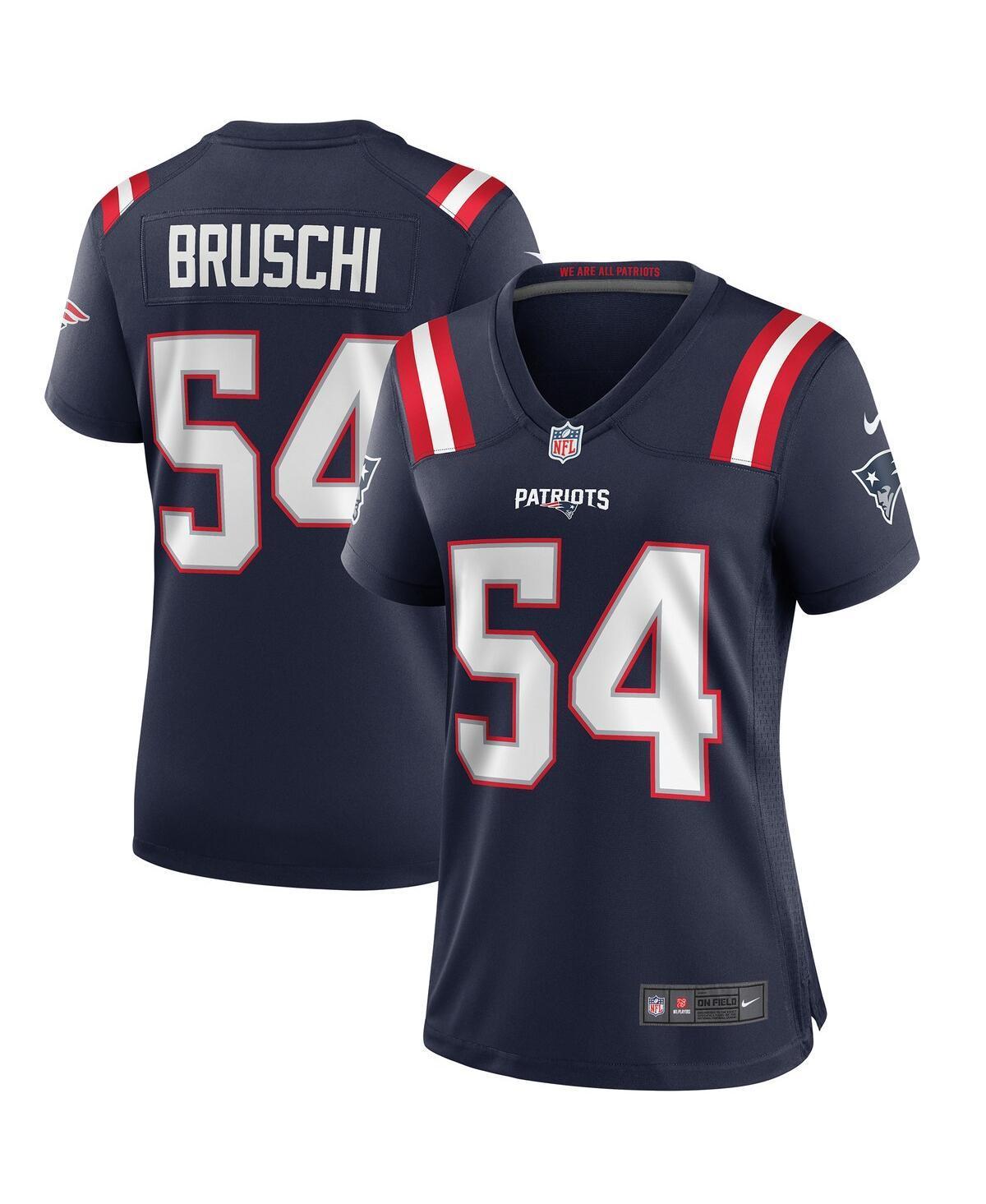 Women's Nike Tedy Bruschi Navy New England Patriots Game Retired Player Jersey, Size: 2XL, Blue Product Image