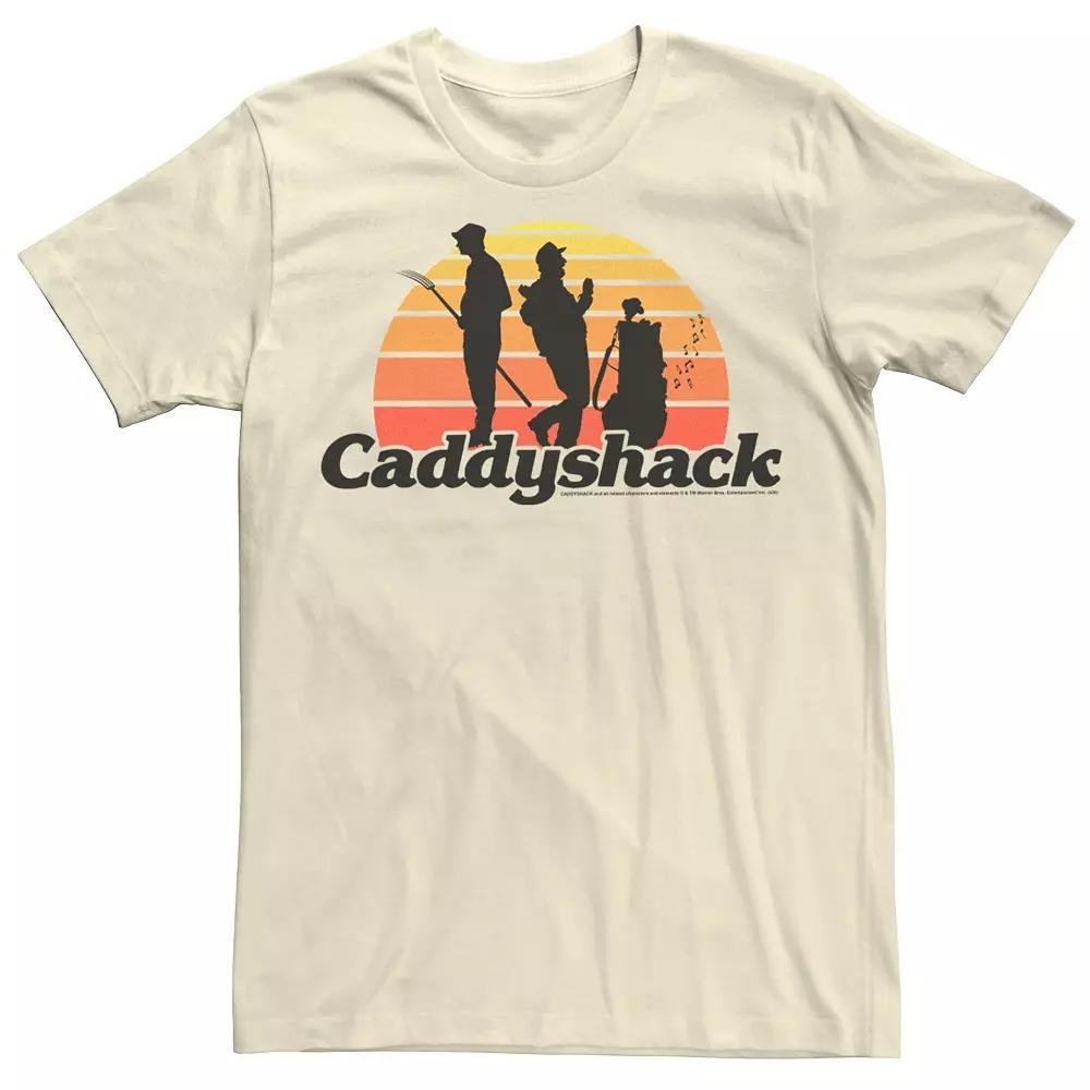 Men's Caddyshack Retro Sunset Silhouettes Tee, Size: Medium, Natural Product Image