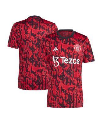 Men's adidas Red Manchester United 2023/24 Pre-Match Top, Size: XL, Man Red Product Image