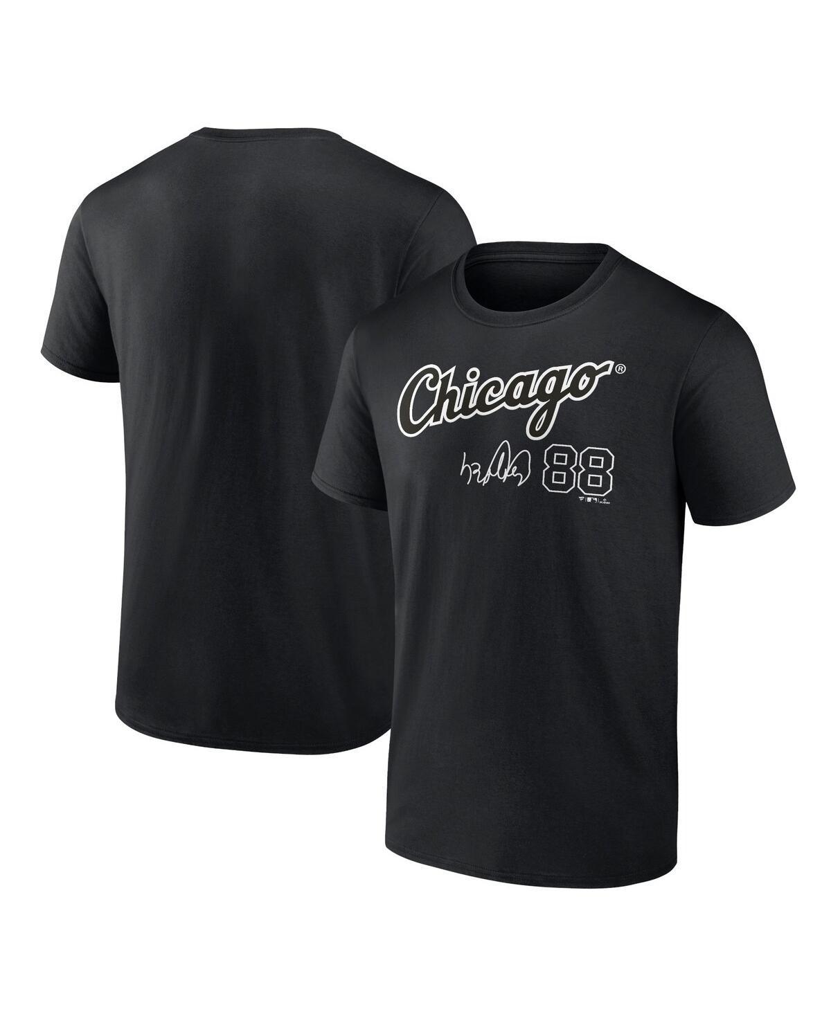 Men's Fanatics Branded Luis Robert Black Chicago White Sox Player Name & Number T-Shirt, Size: Medium Product Image