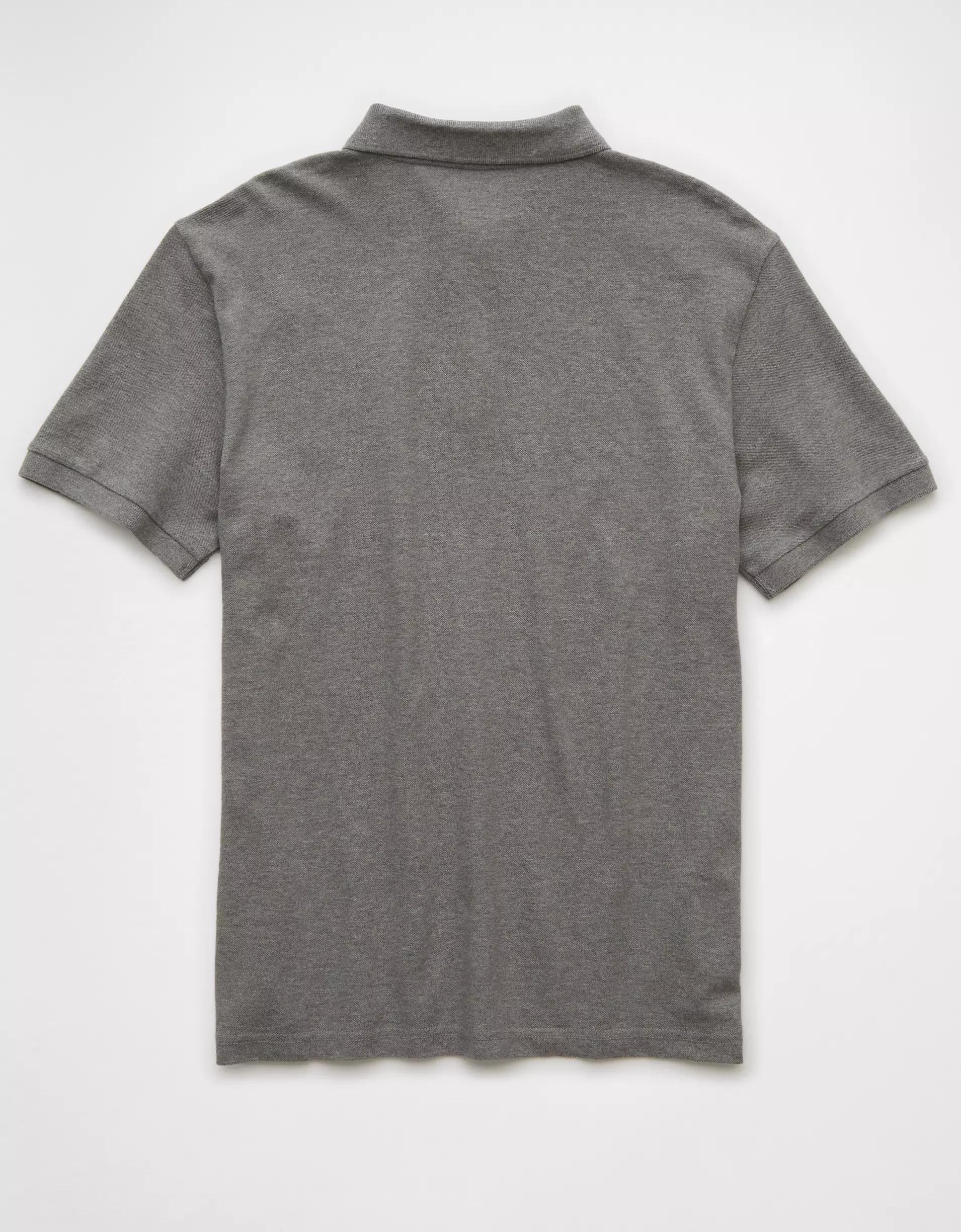 AE Lived-In Pique Polo Shirt Product Image