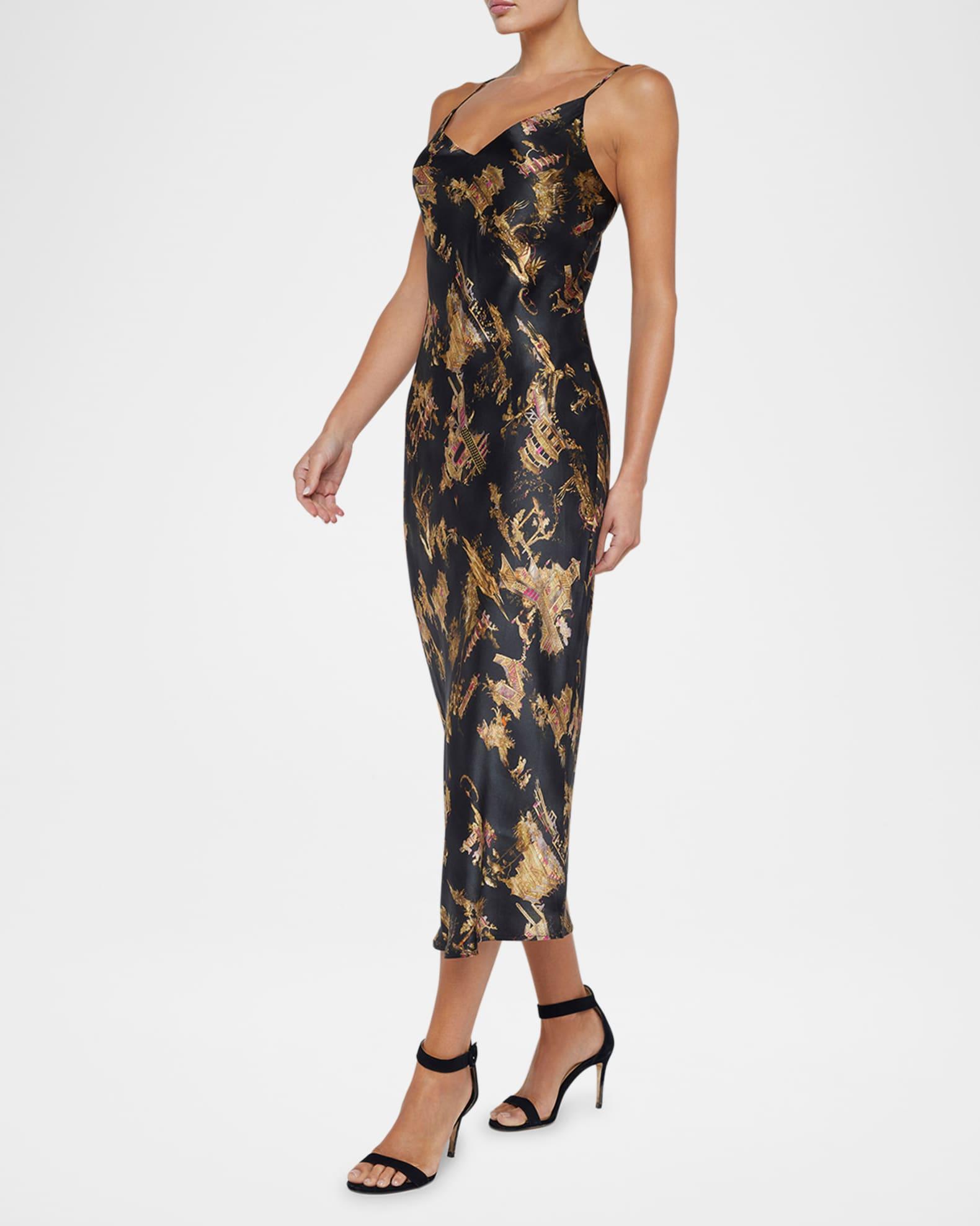 Seridie Mid-Length Slip Dress Product Image