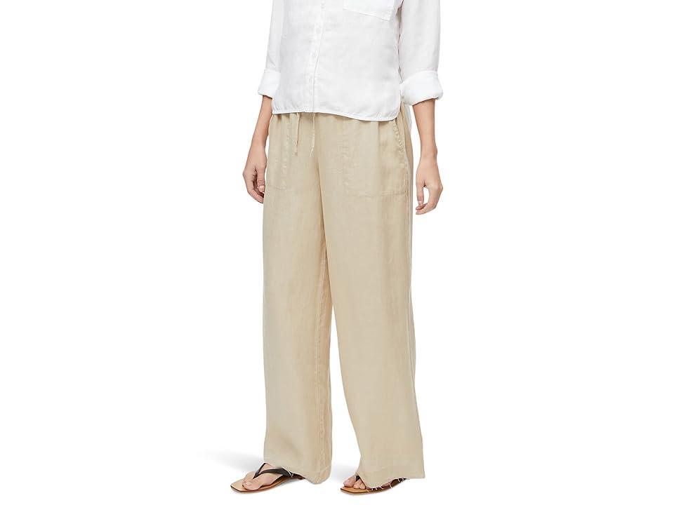 Michael Stars Jules Linen Wide Leg Drawstring Pants Product Image