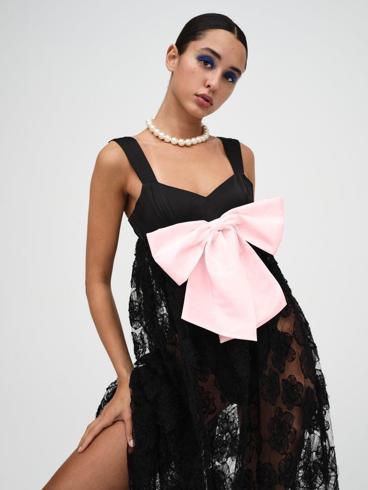 Leah Maxi Dress — Black Product Image