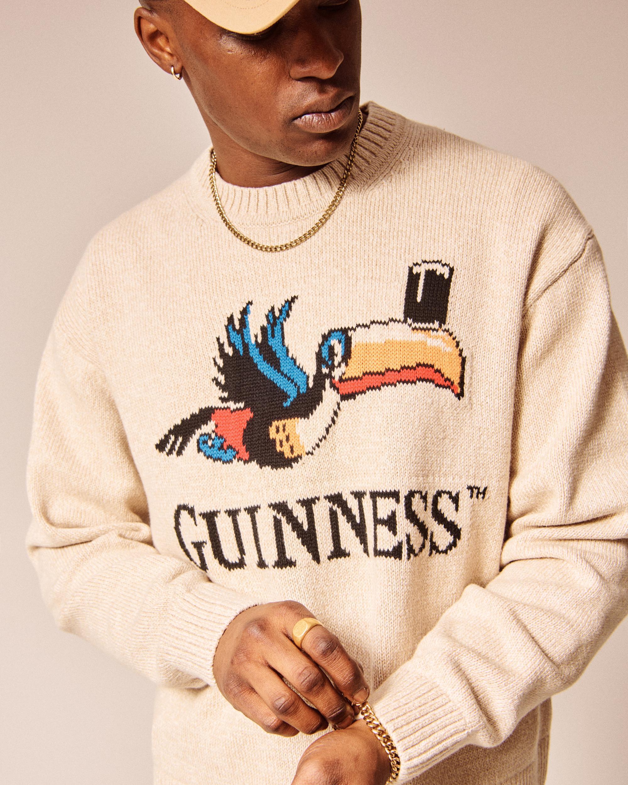Oversized Guinness Graphic Crew Sweater Product Image