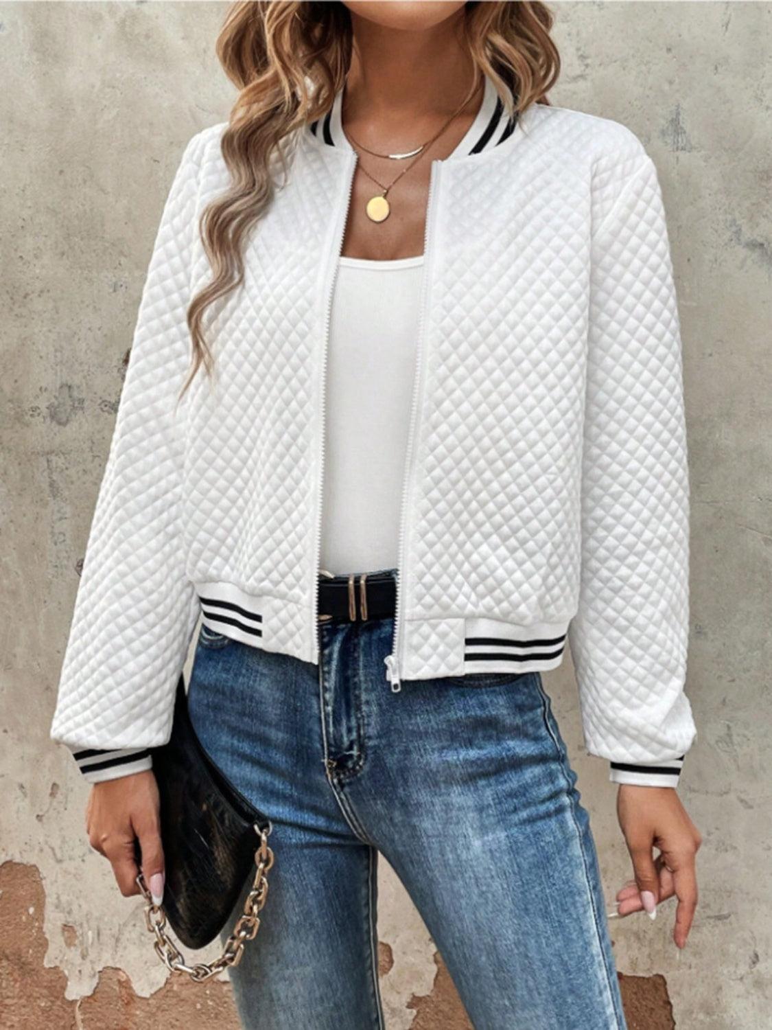 Zip Up Long Sleeve Jacket Product Image