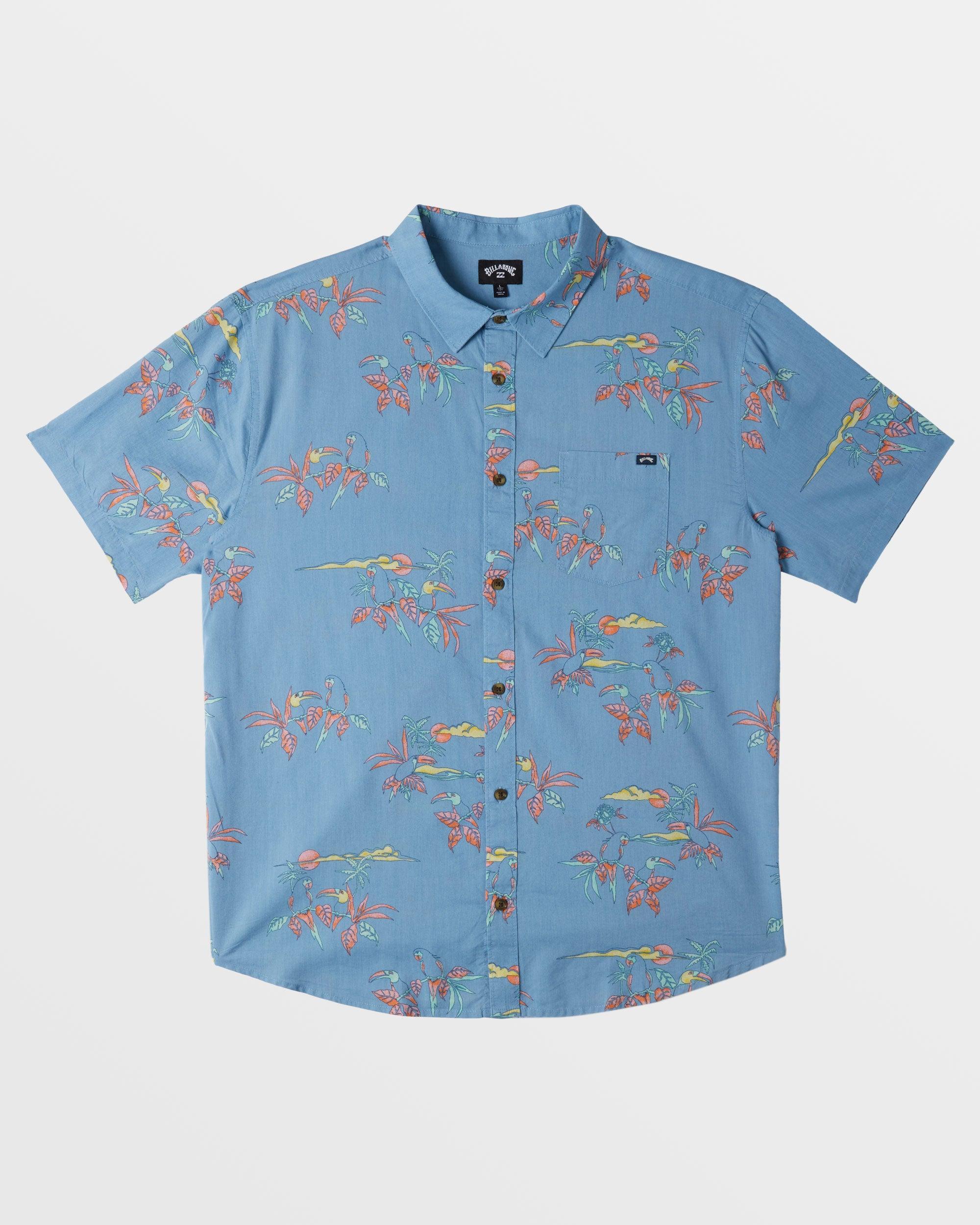 Sundays Short Sleeve Shirt - Coastal Blue Male Product Image
