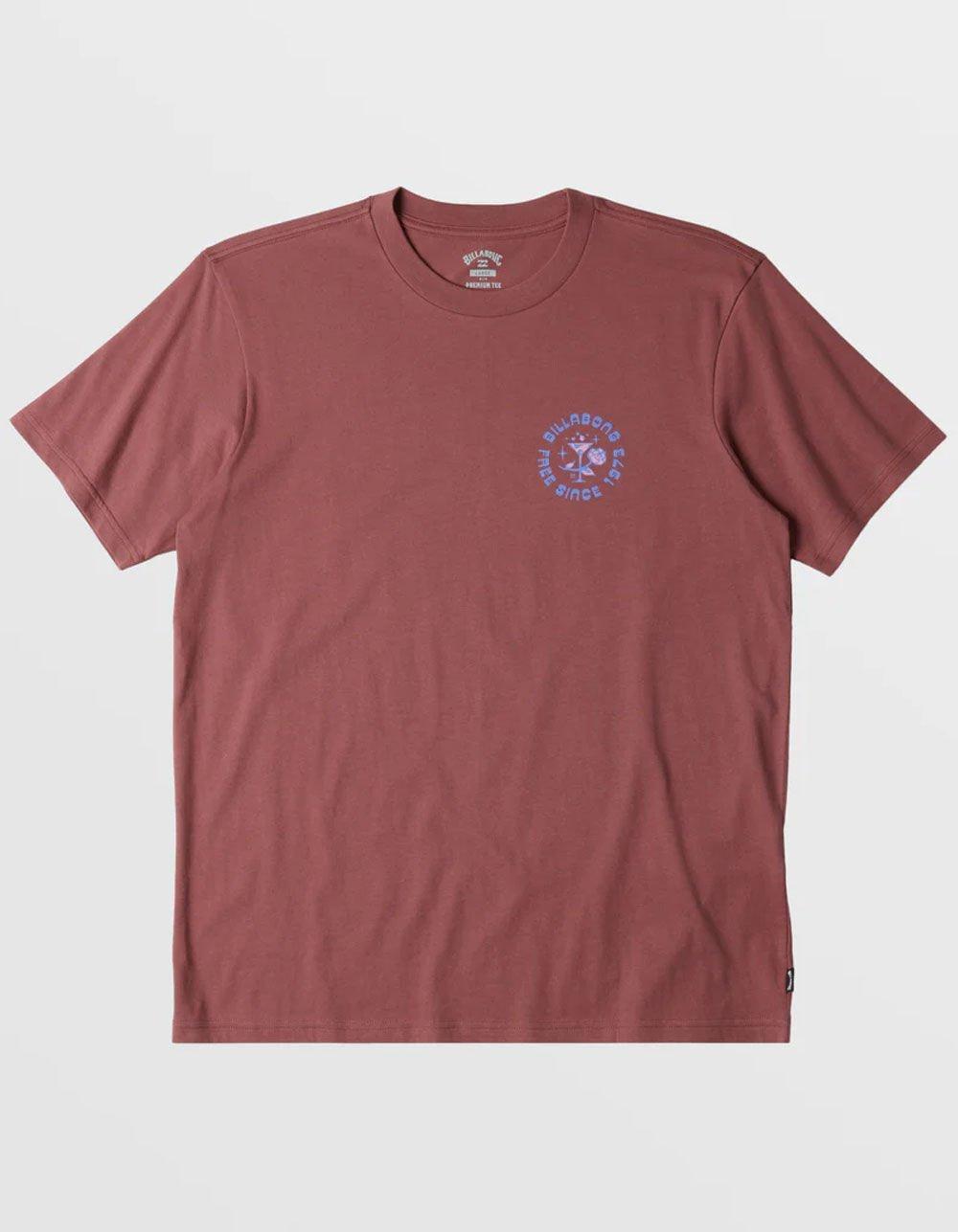 BILLABONG Passage Mens Tee - MAROON Product Image