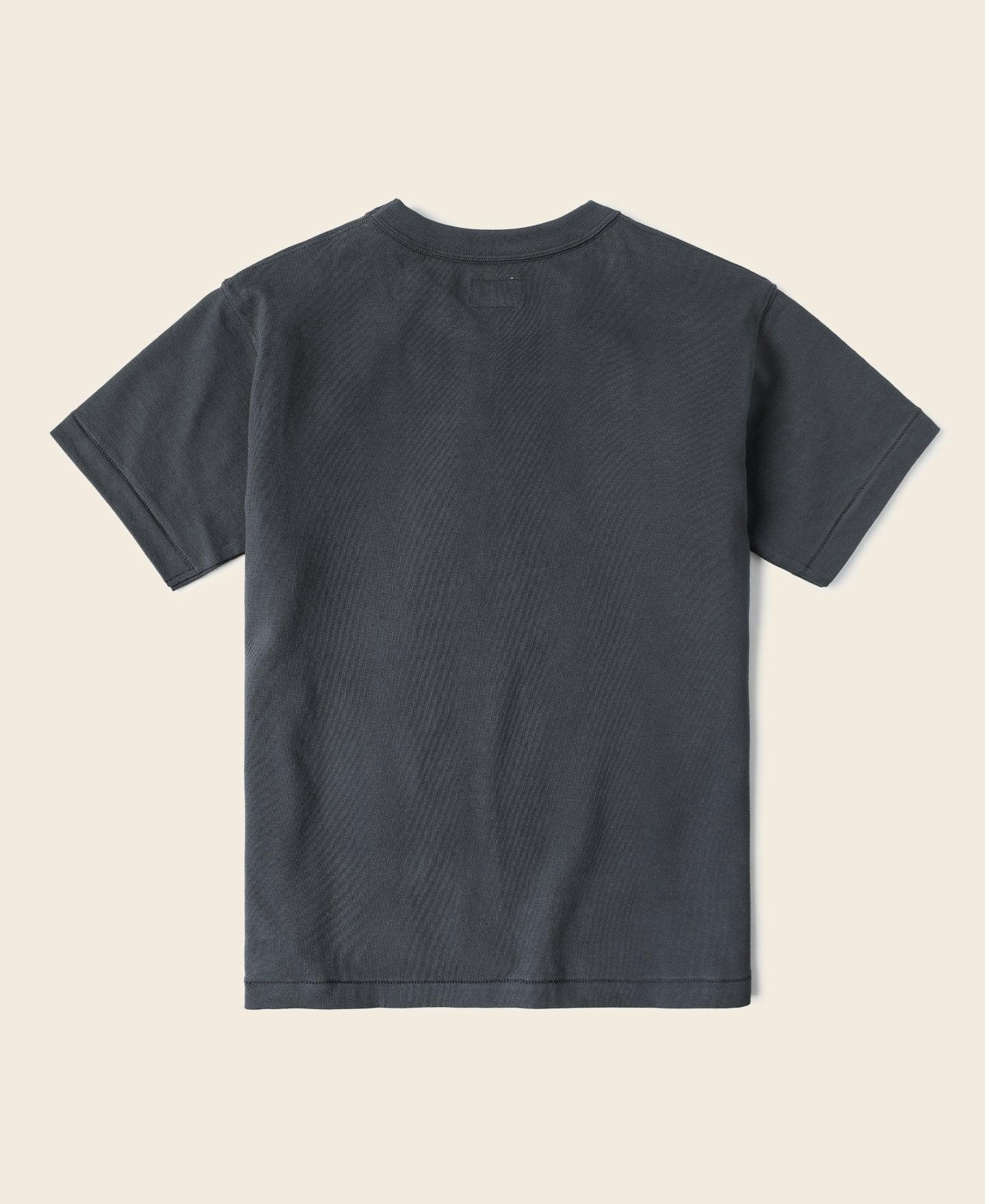Loopwheel Tubular Athletic T-Shirt - Vintage Black Product Image