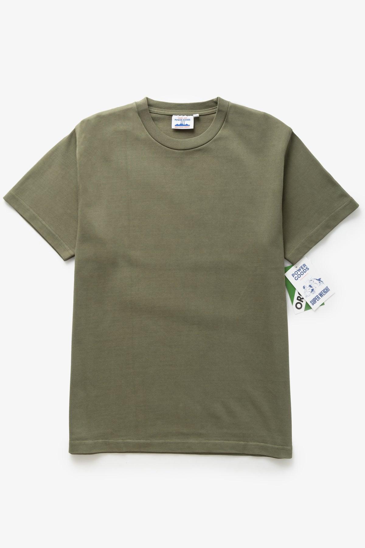 Power Goods - Super Weight T-Shirt - Olive Product Image
