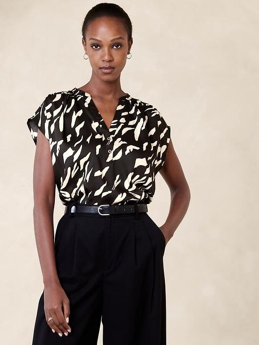 Button Dolman Blouse Product Image
