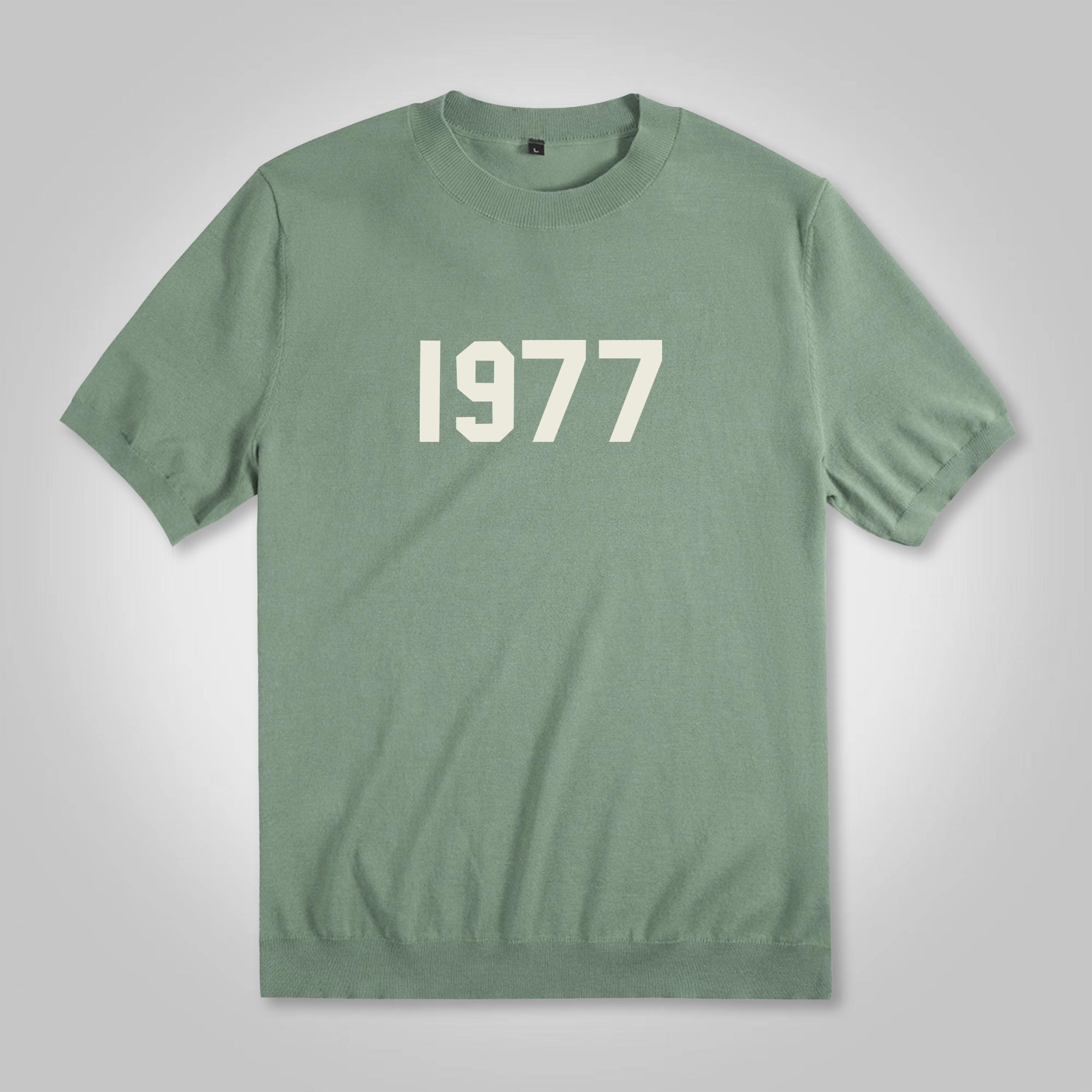 Sopula Men's Cotton 1977 Essentials Knitted T-Shirt Product Image