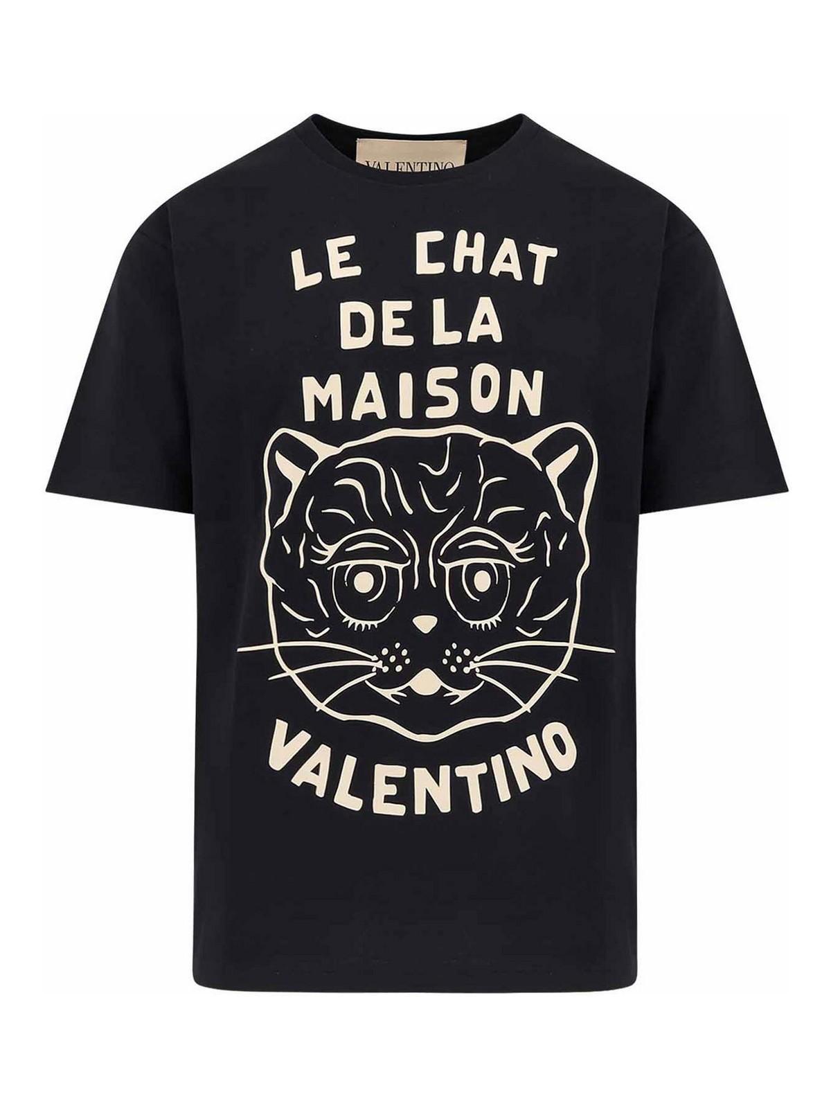 VALENTINO T-shirt Logo In Red Product Image