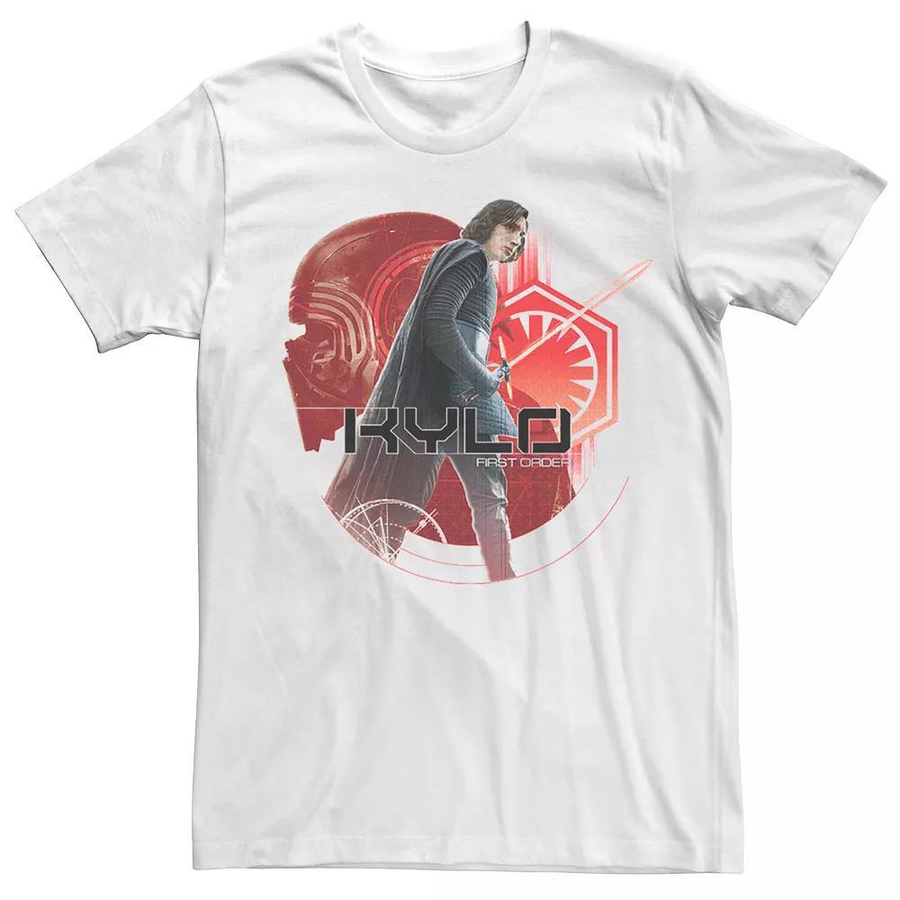 Men's Star Wars Kylo Ren First Order Symbol Poster Tee, Size: XXL, White Product Image