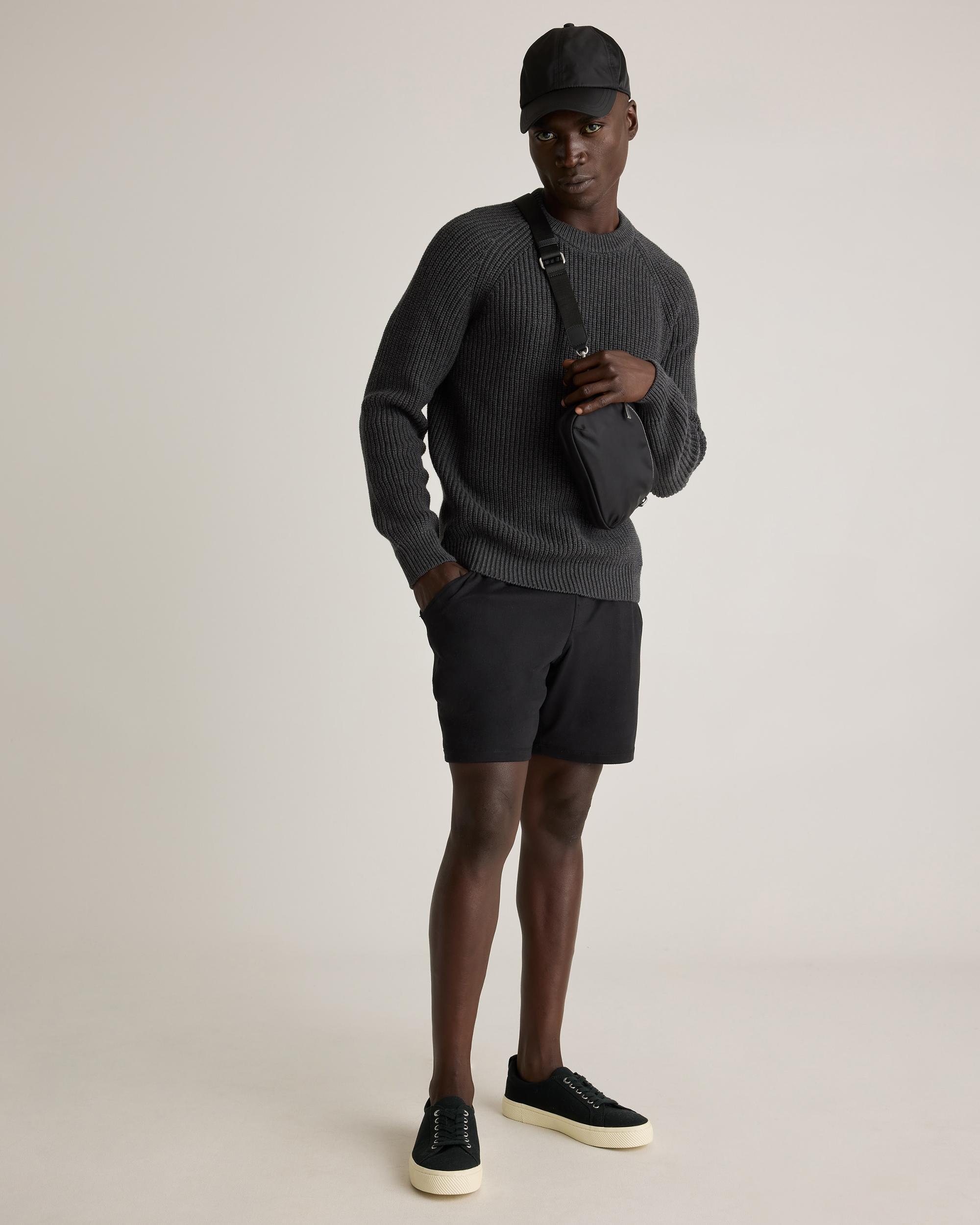 Quince | Men's Fisherman Crew Sweater Organic Cotton Product Image