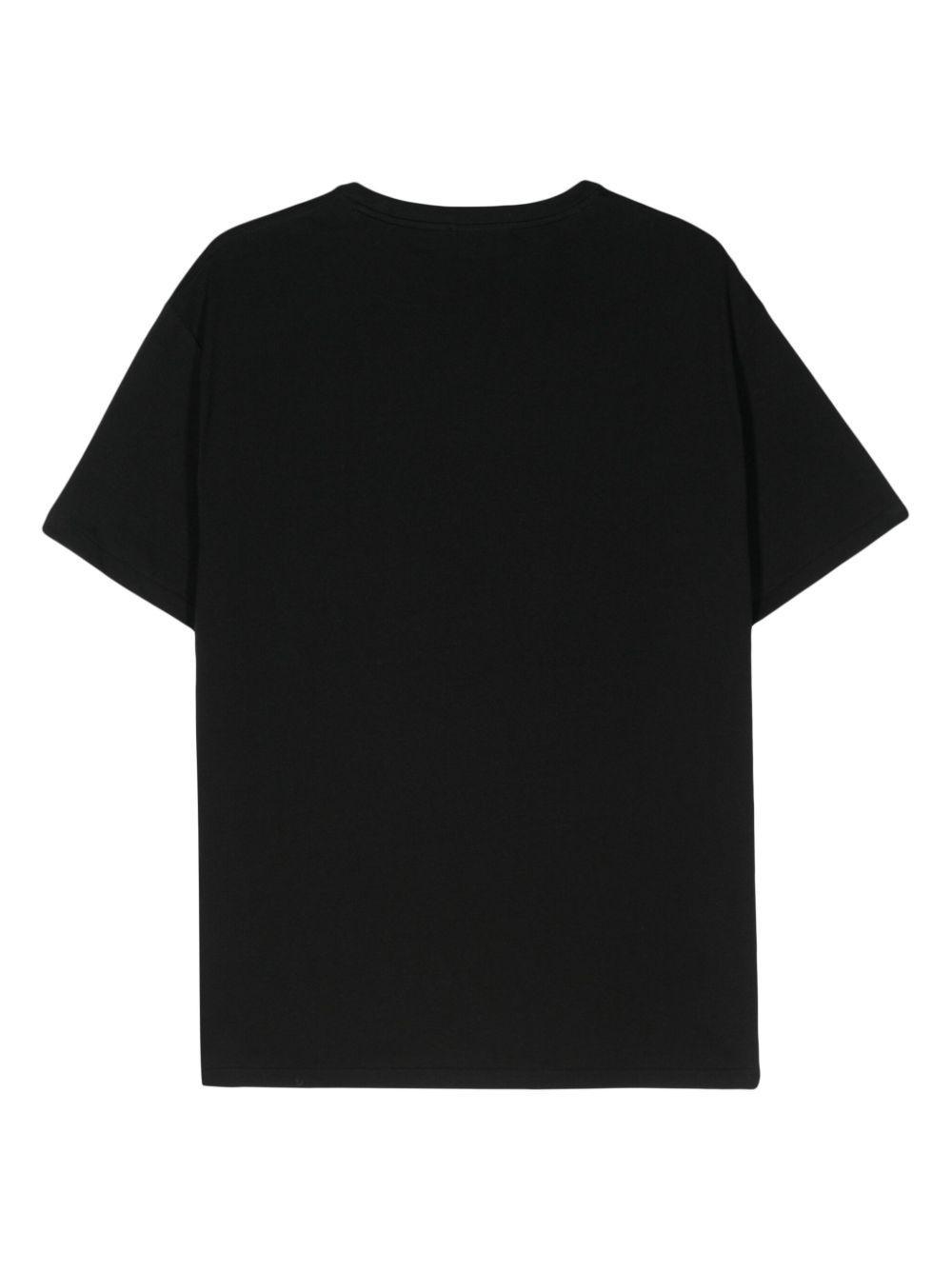 logo-embroidered cotton T-shirt Product Image