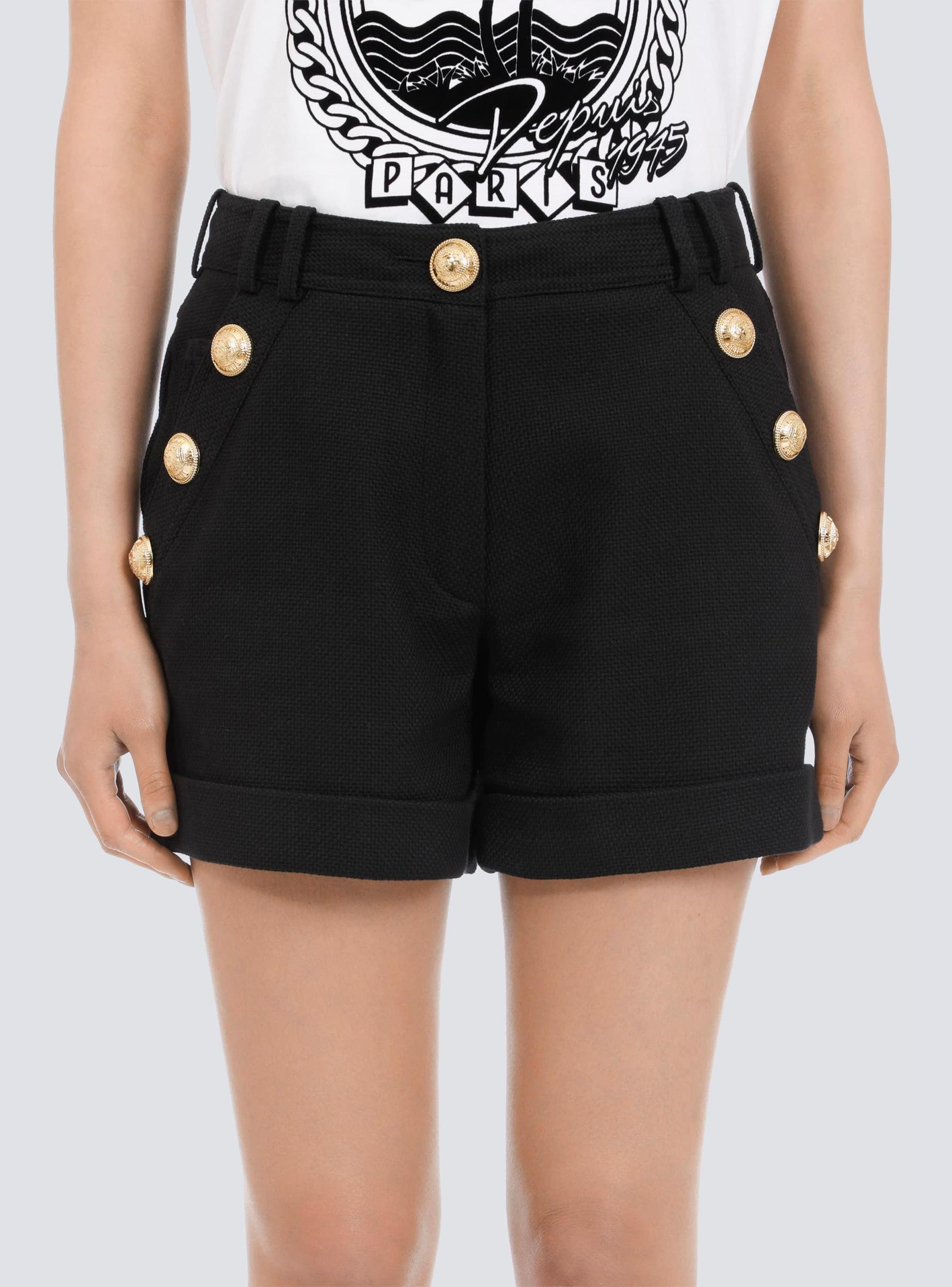 Cotton low-rise shorts Product Image
