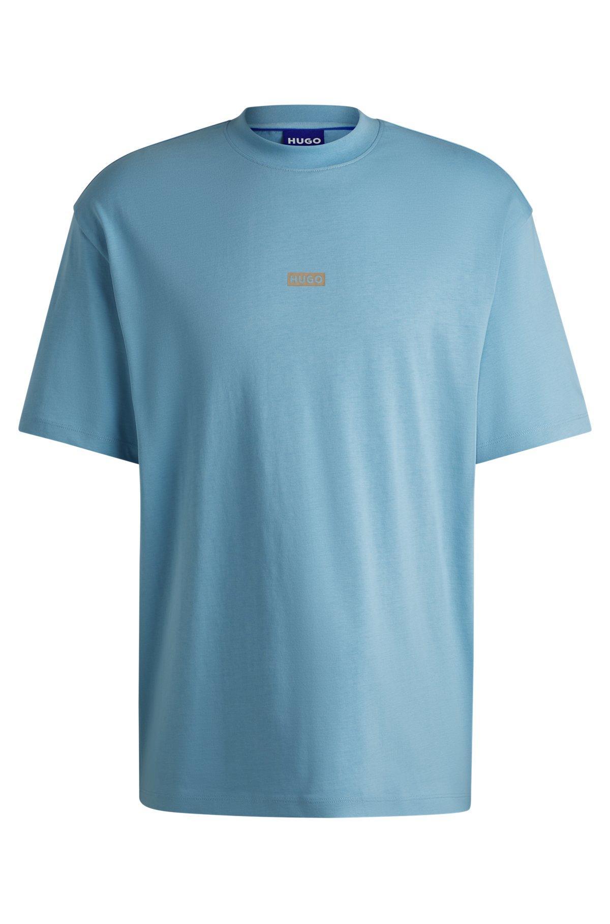 Loose-fit T-shirt in cotton with rear logo artwork Product Image