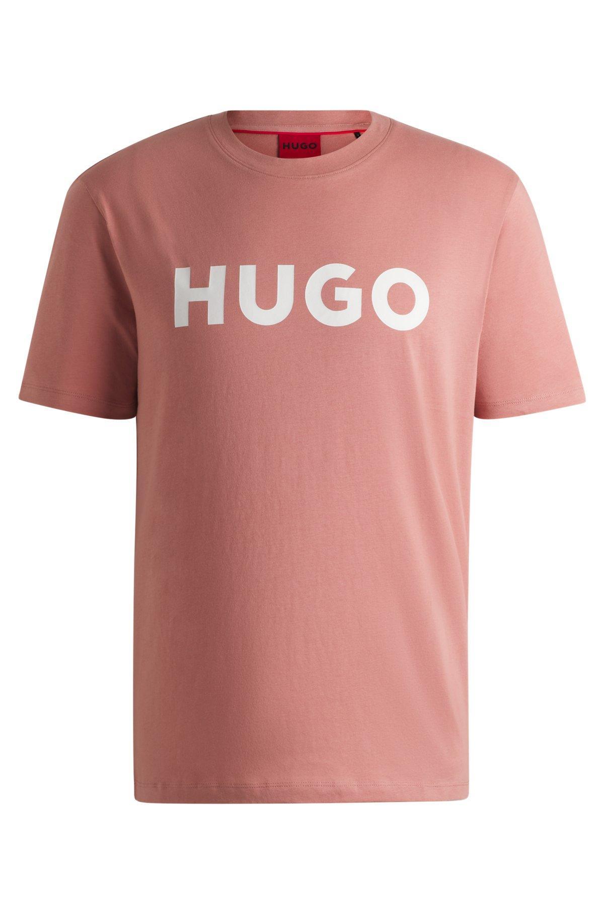 Regular-fit T-shirt in cotton jersey with logo print Product Image