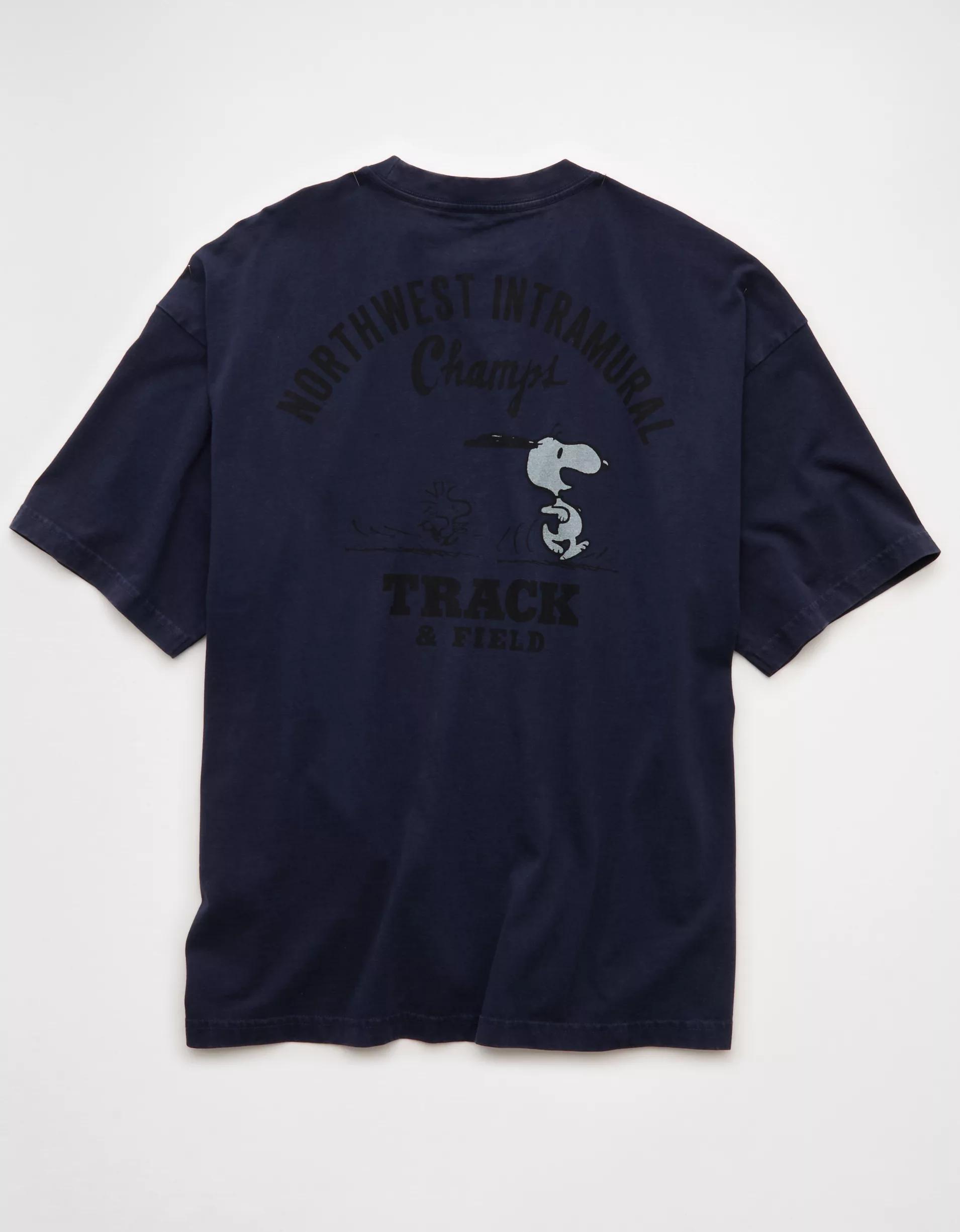 AE Boxy Snoopy Graphic T-Shirt Product Image