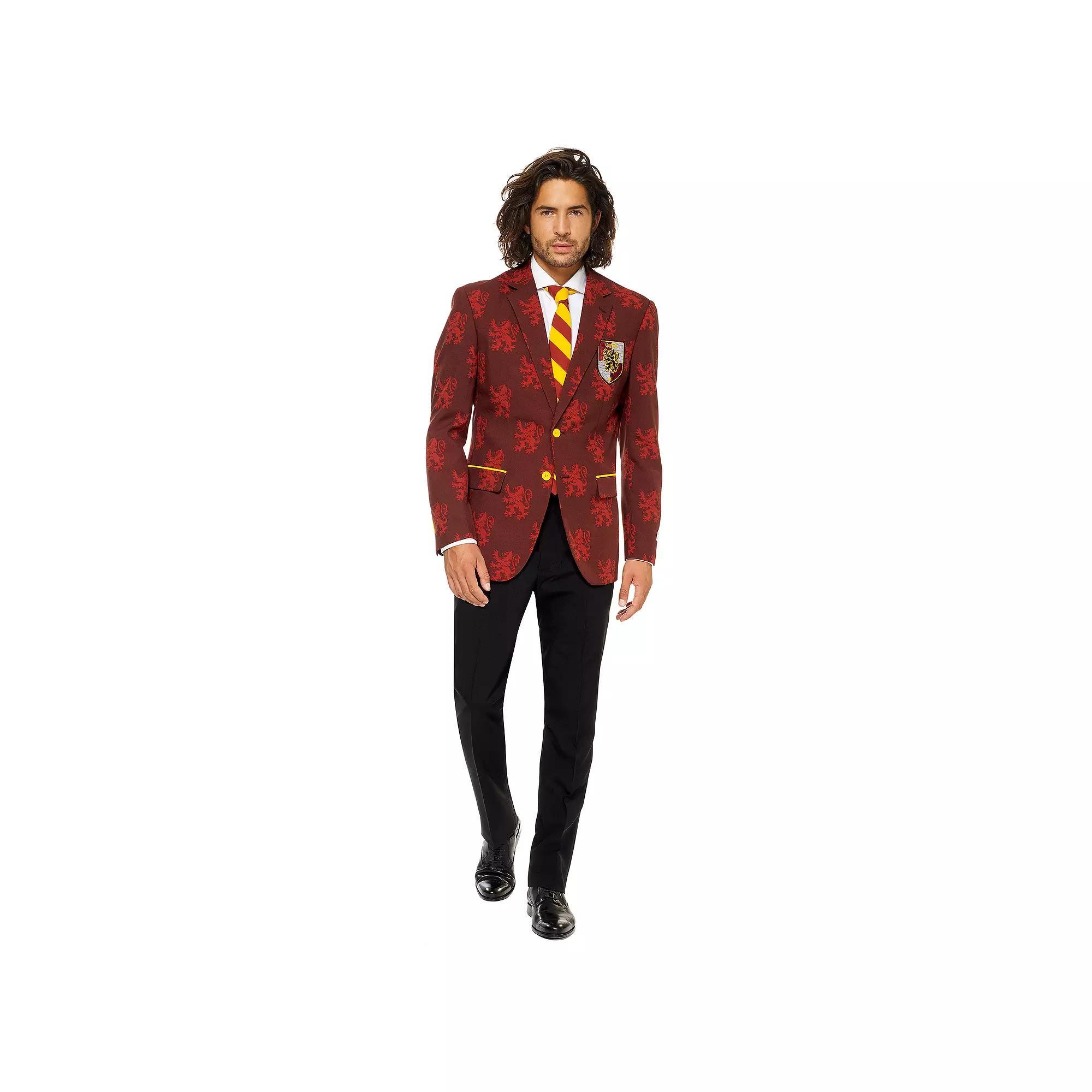 Mens OppoSuits Pac-Man Slim-Fit Suit & Tie Set Product Image