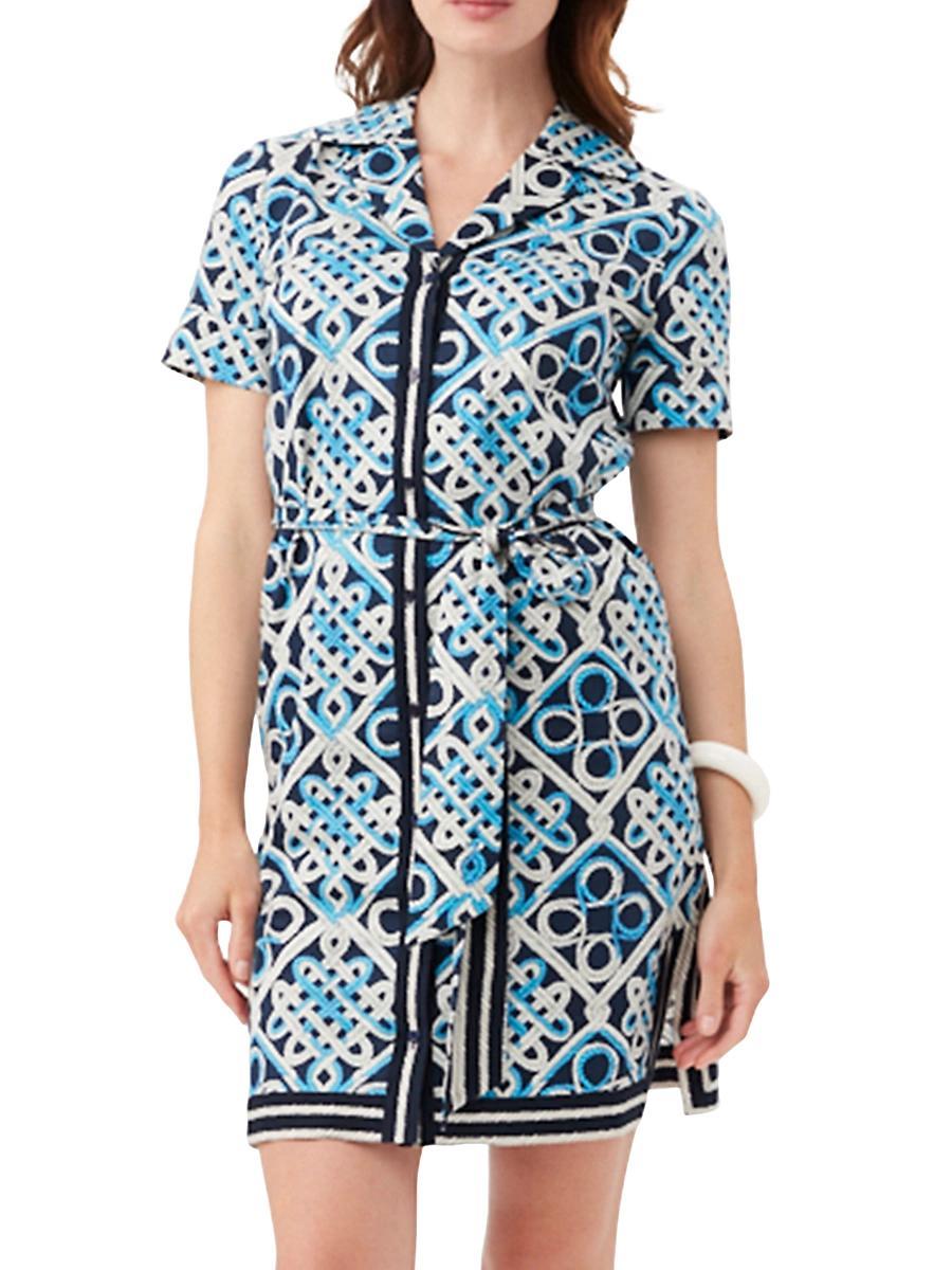Womens Annabel Printed Shirtdress Product Image
