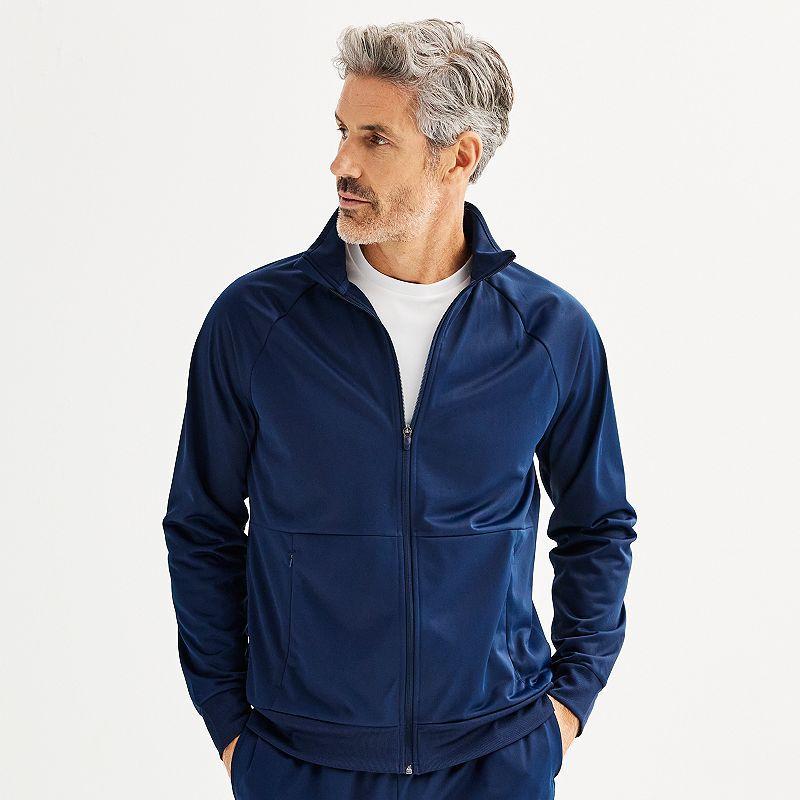 Men's Tek Gear® Track Jacket, Size: XXL, Hawk Gray Product Image