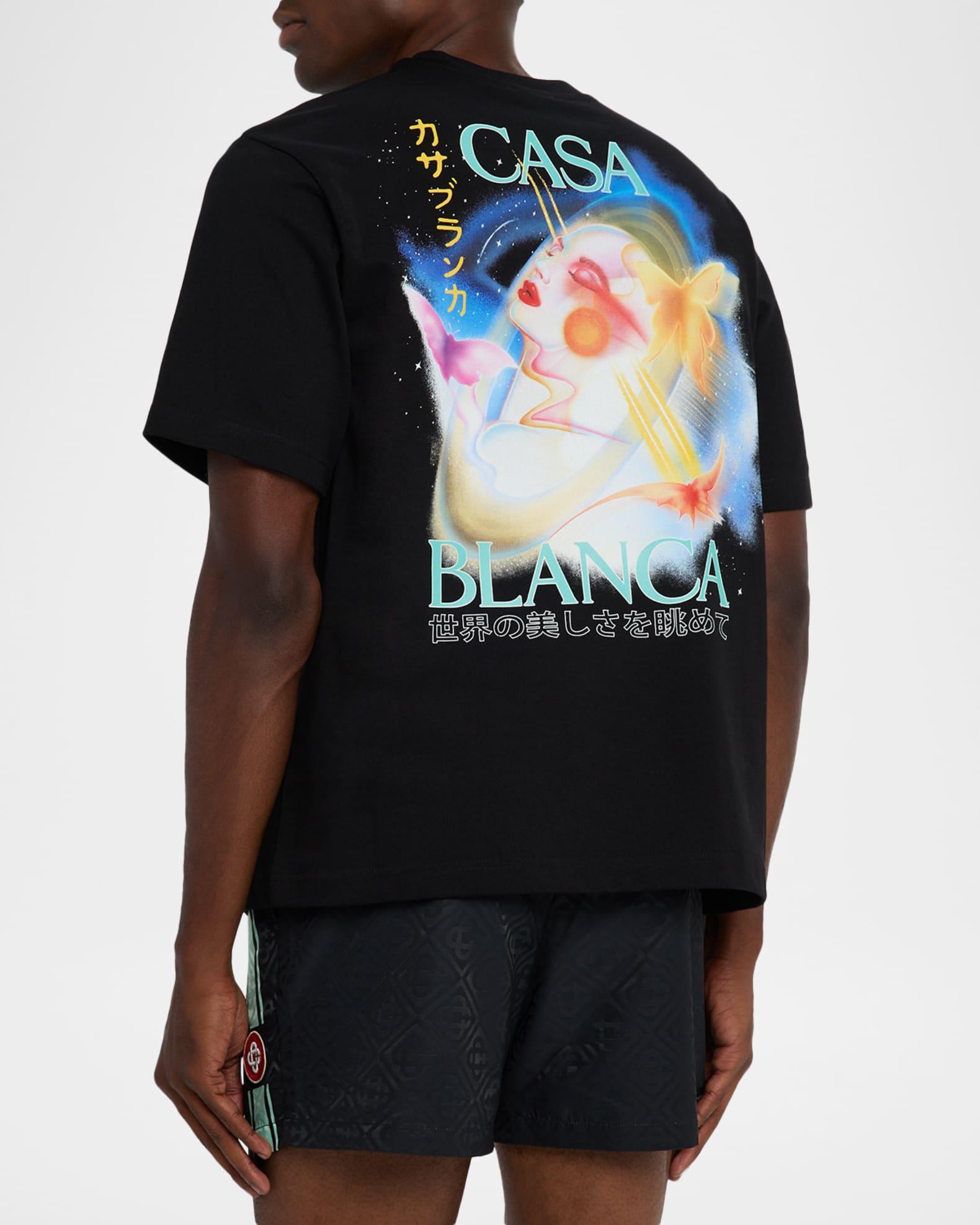 Men's Galactic Connection Oversized Graphic T-Shirt Product Image