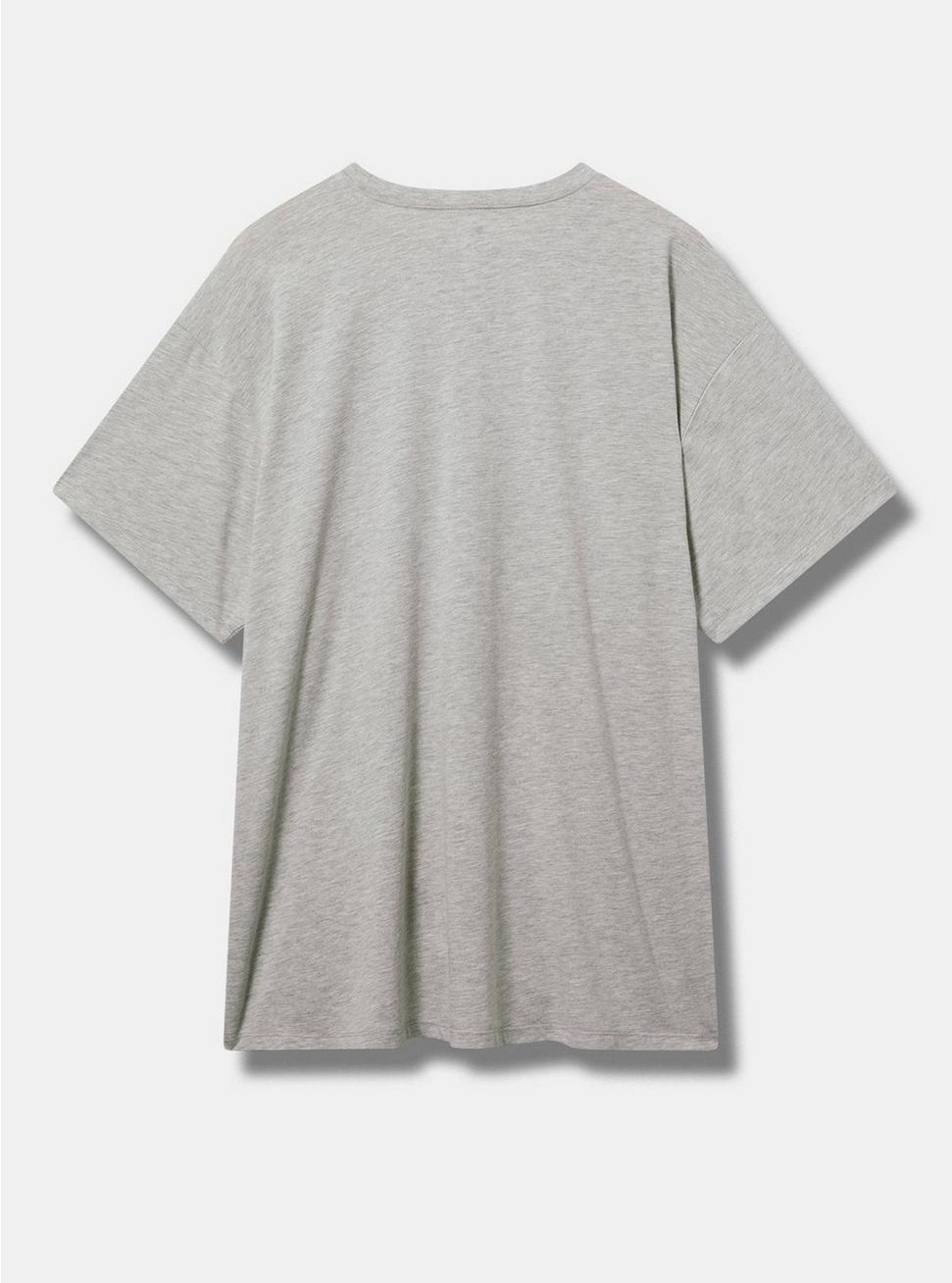 Woodstock Oversized Cotton Crew Tunic Tee Product Image