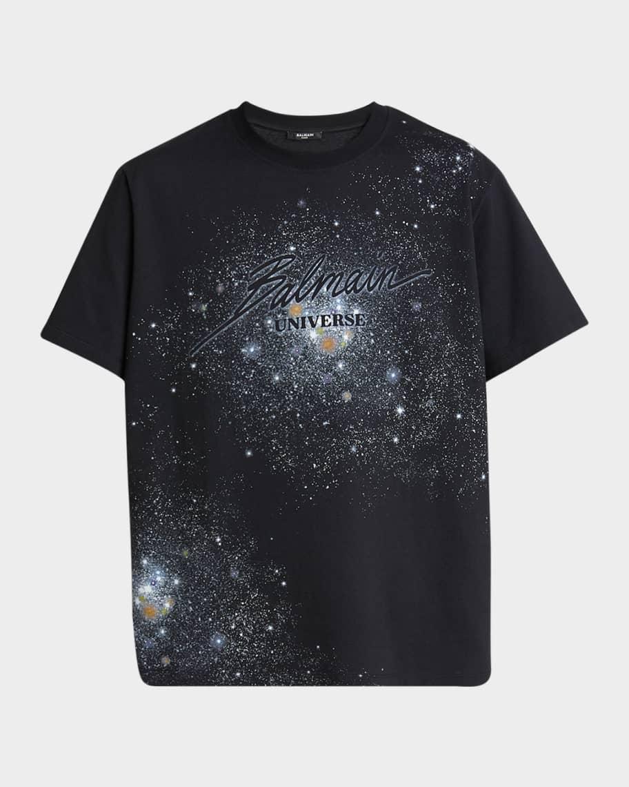 Mens Universe and Stars T-Shirt Product Image