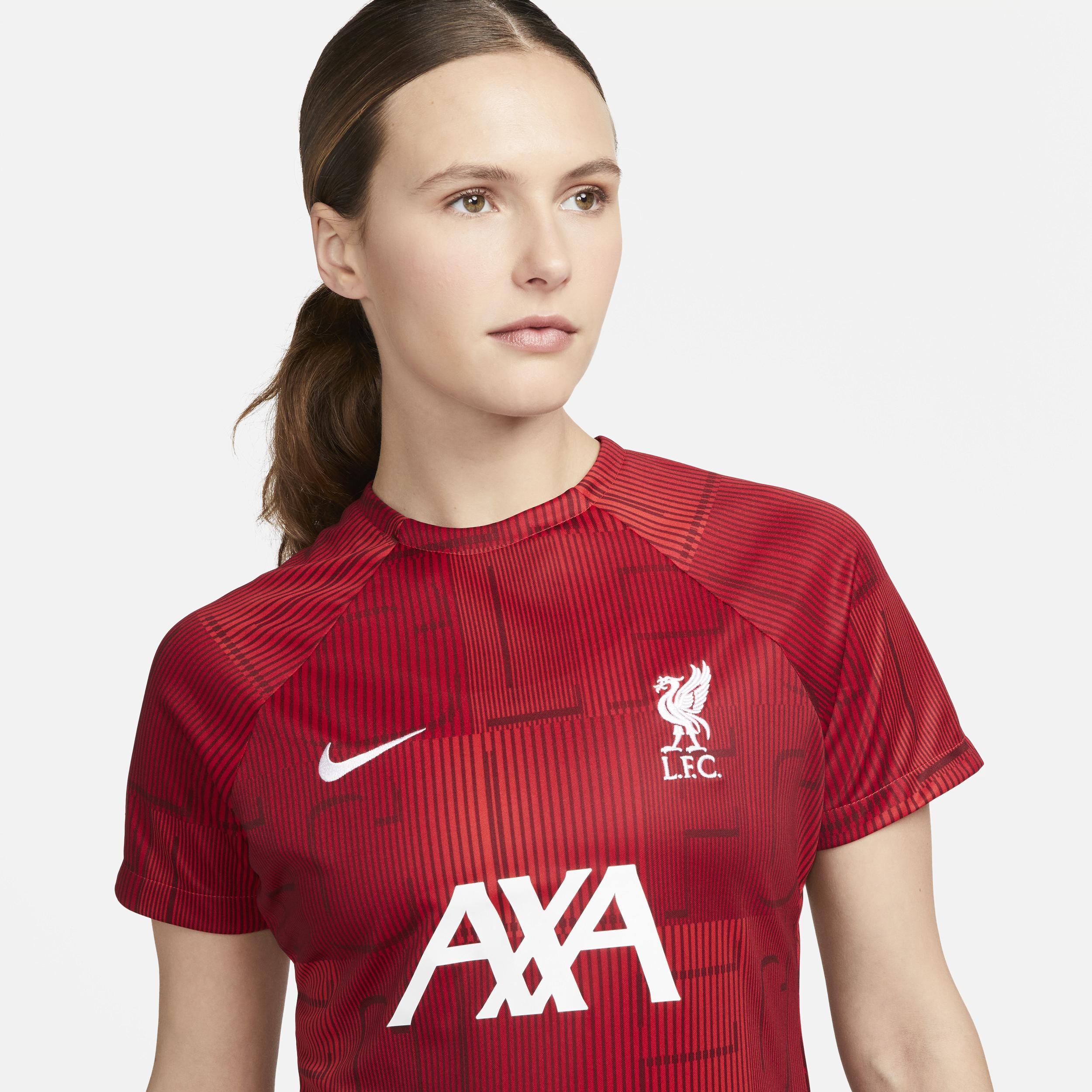 Women's Nike Red Liverpool 2023 Pre-Match Top, Size: XL, Lvp Red Product Image