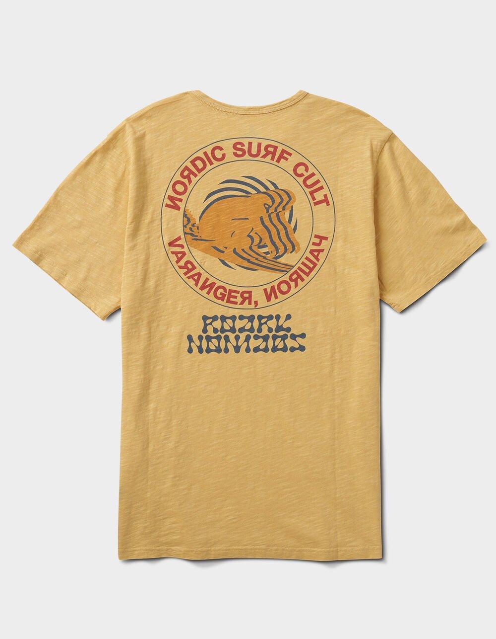 ROARK Surf Cult Organic Mens Tee - YELLOW Product Image
