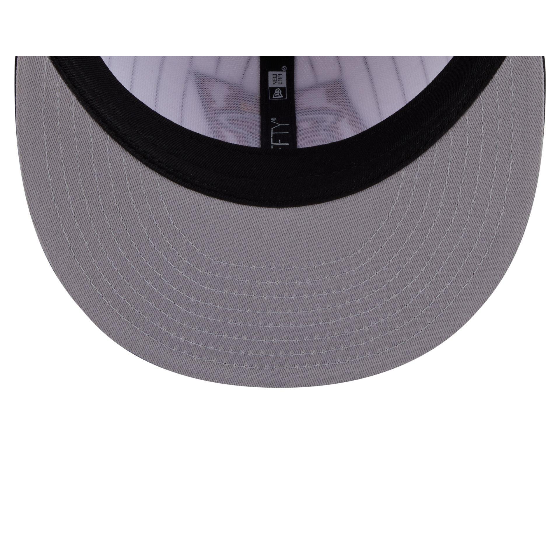 Miami Heat Deceptor Pinstripe 9FIFTY Snapback Hat Male Product Image