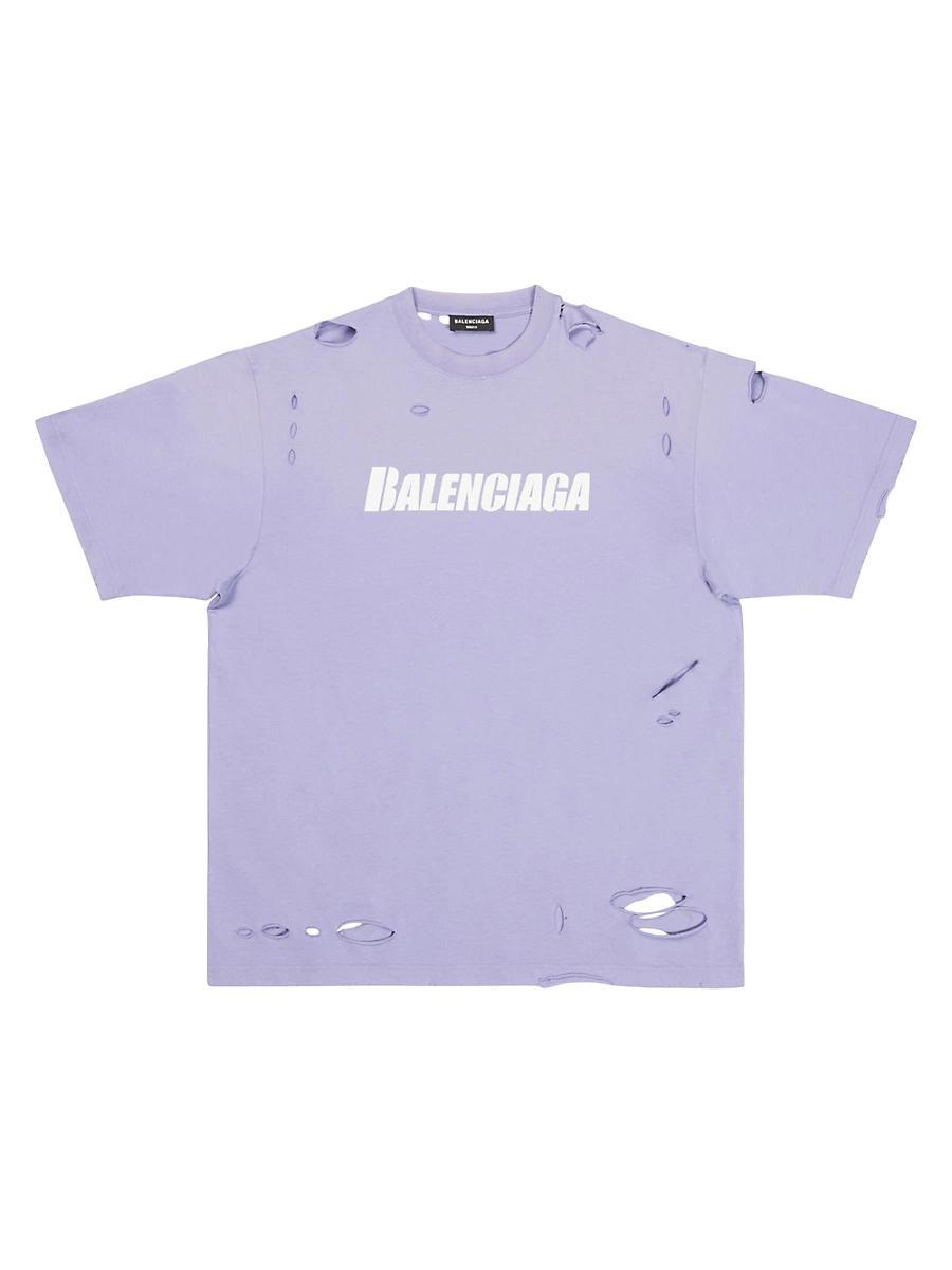 Womens Destroyed T-shirt Boxy Fit Product Image