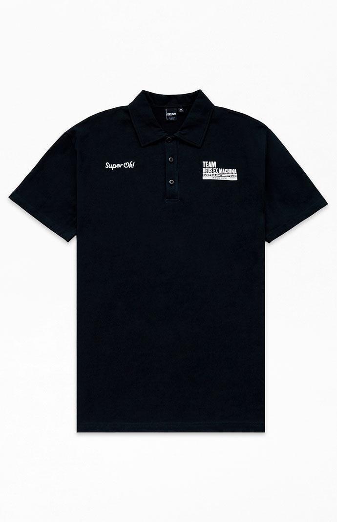 Deus Ex Machina Men's Grandstand Polo Shirt Product Image