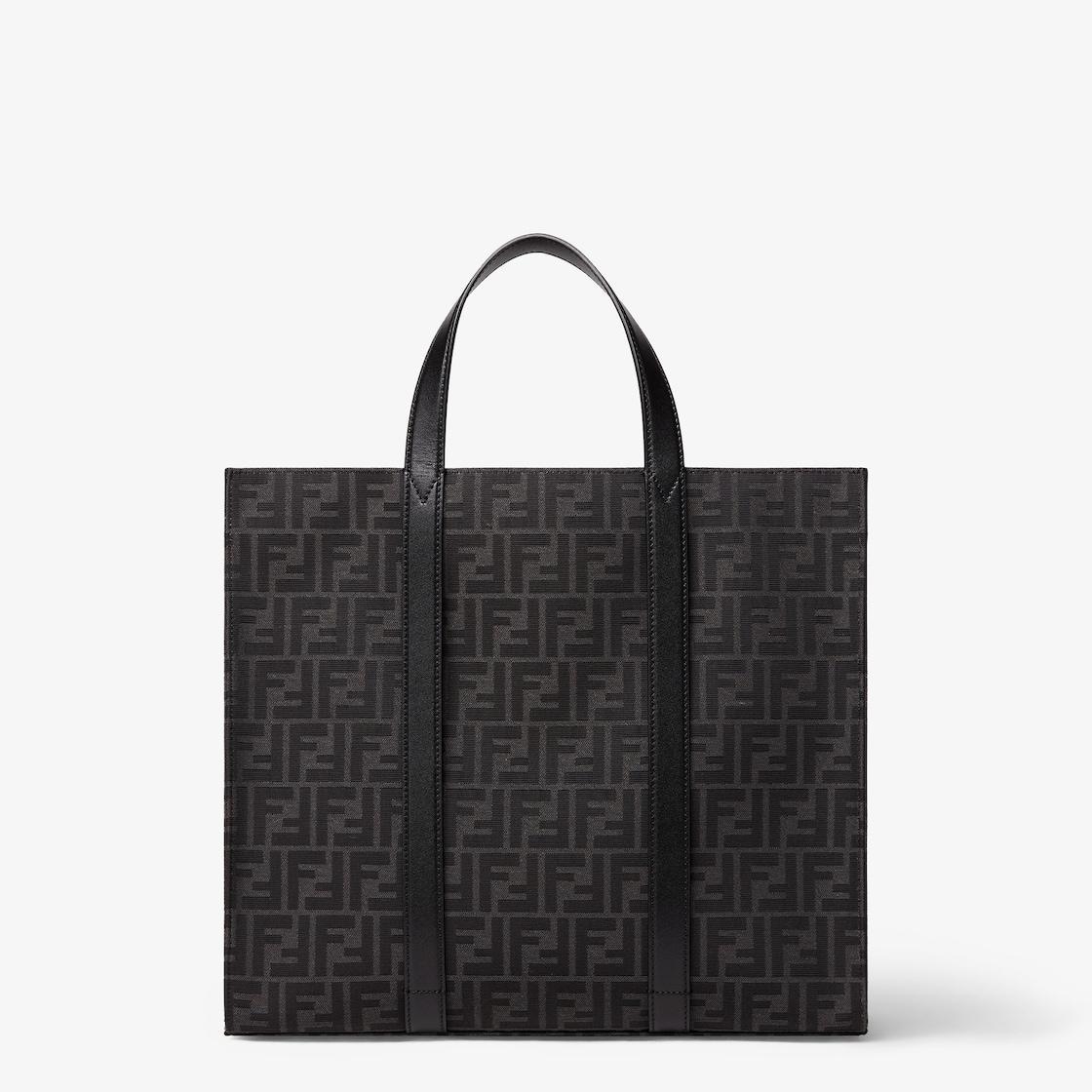 FF Jacquard ShopperFF jacquard fabric bag Product Image