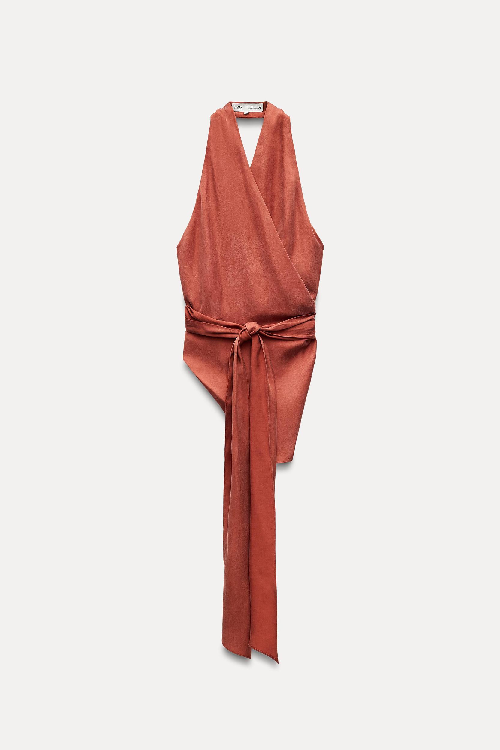 ZW COLLECTION FLOWY HALTER TOP Product Image