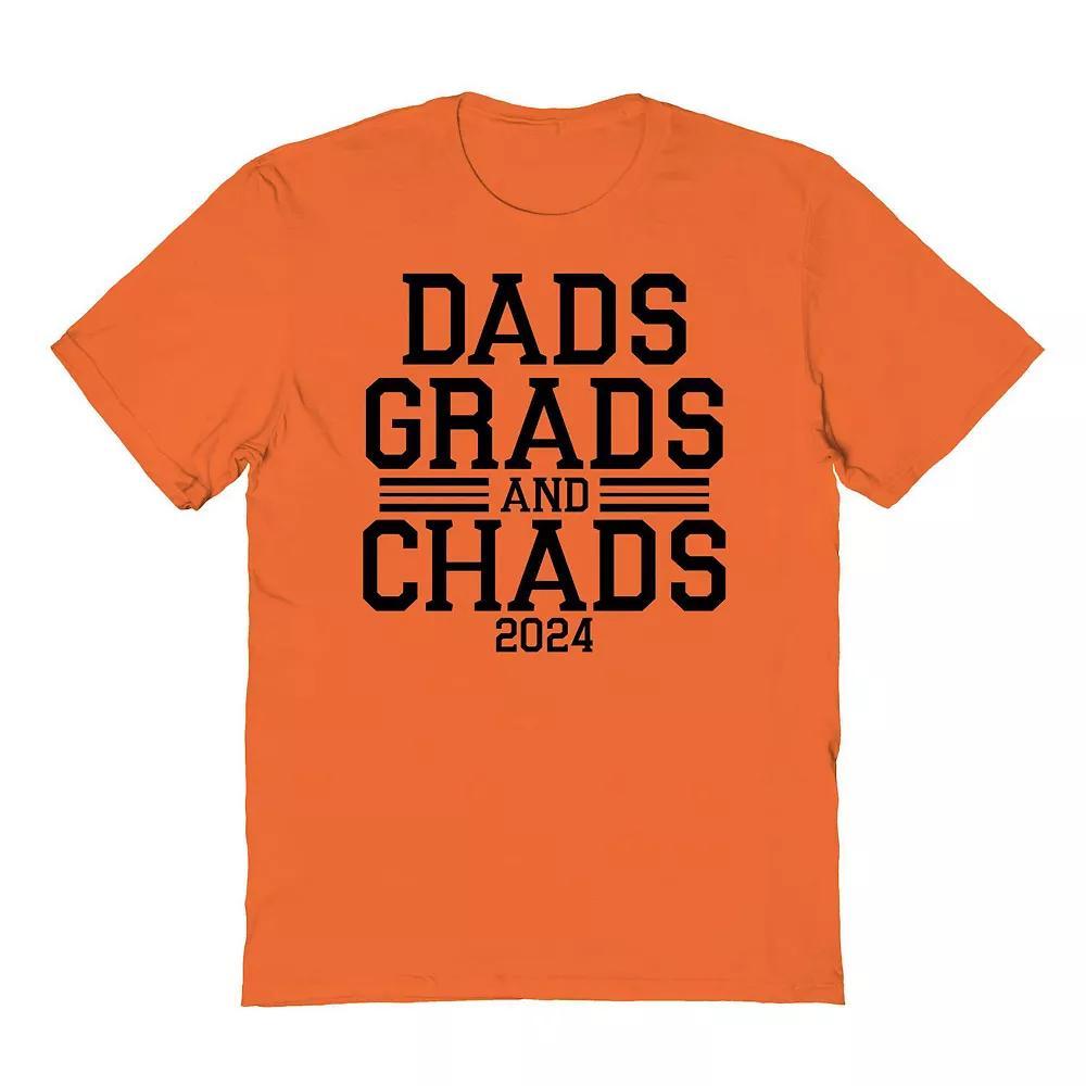 Mens COLAB89 by Threadless Dads Grad And Chads 2024 Graduate Graphic Tee Product Image