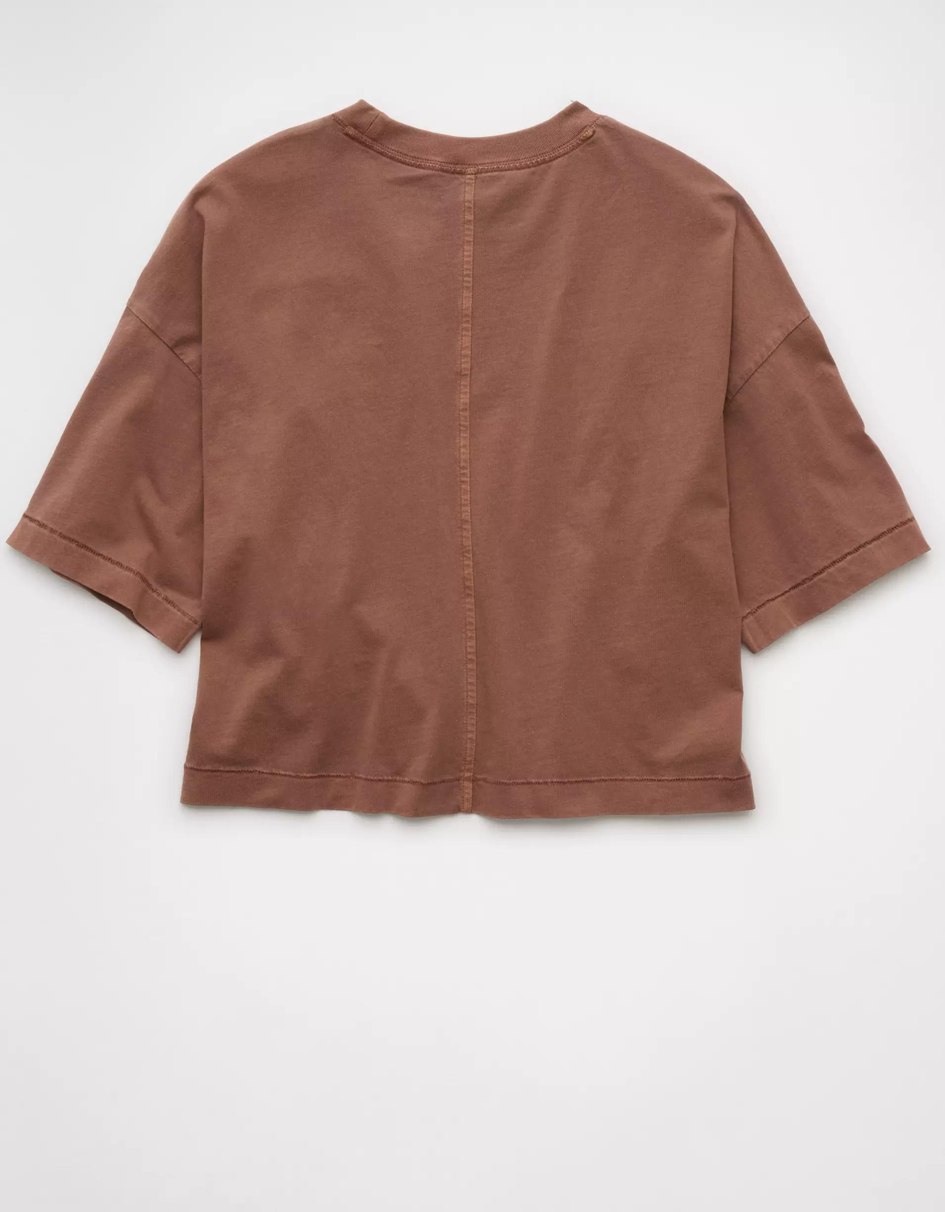 AE Boxy Cropped Destination Graphic T-Shirt Product Image