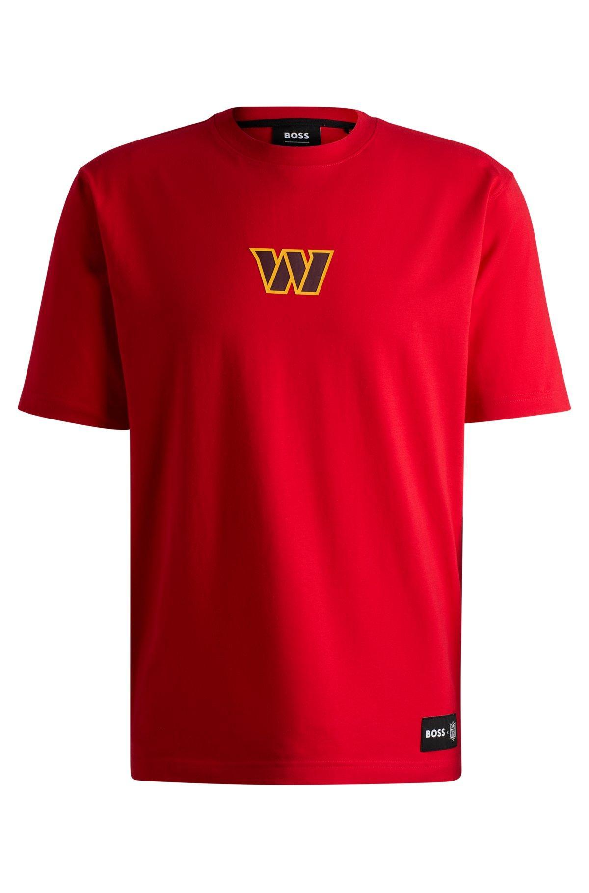 BOSS x NFL stretch-cotton T-shirt with special branding Product Image